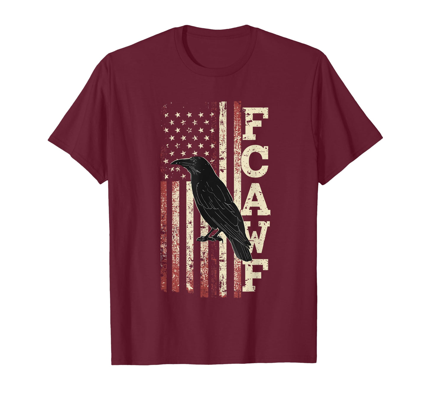 F-Caw-F Raven Moon Gothic Halloween, Black Crow Bird Lover T-Shirt