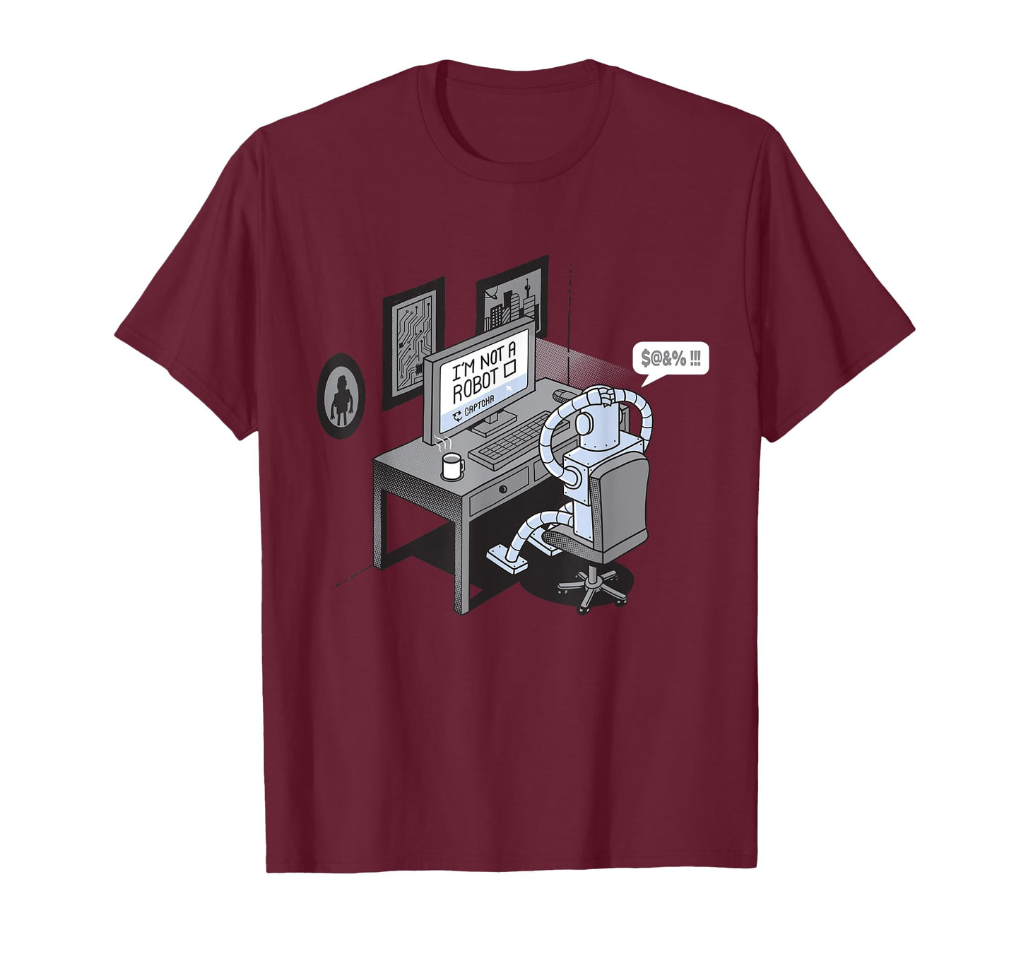 I'm Not a Robot | Funny Computer Pun T-Shirt
