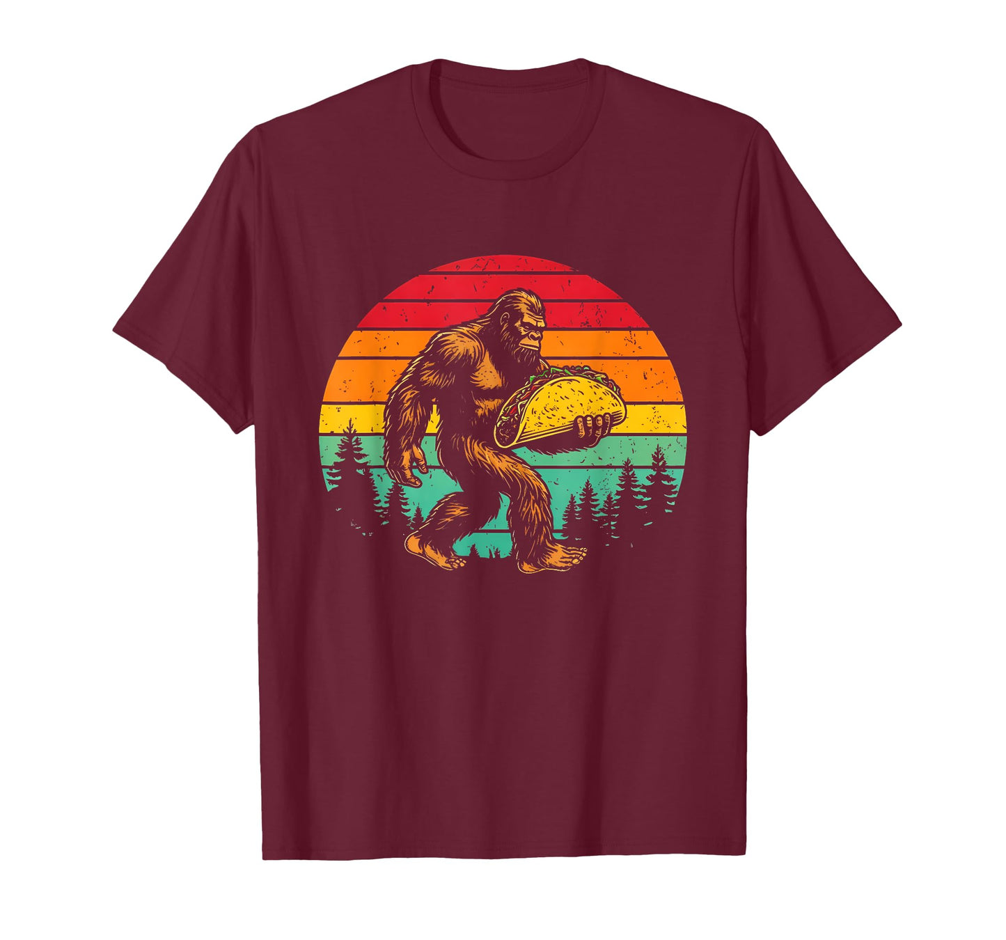 Sasquatch Taco Lover Mexican Food Funny Cinco de Mayo T-Shirt