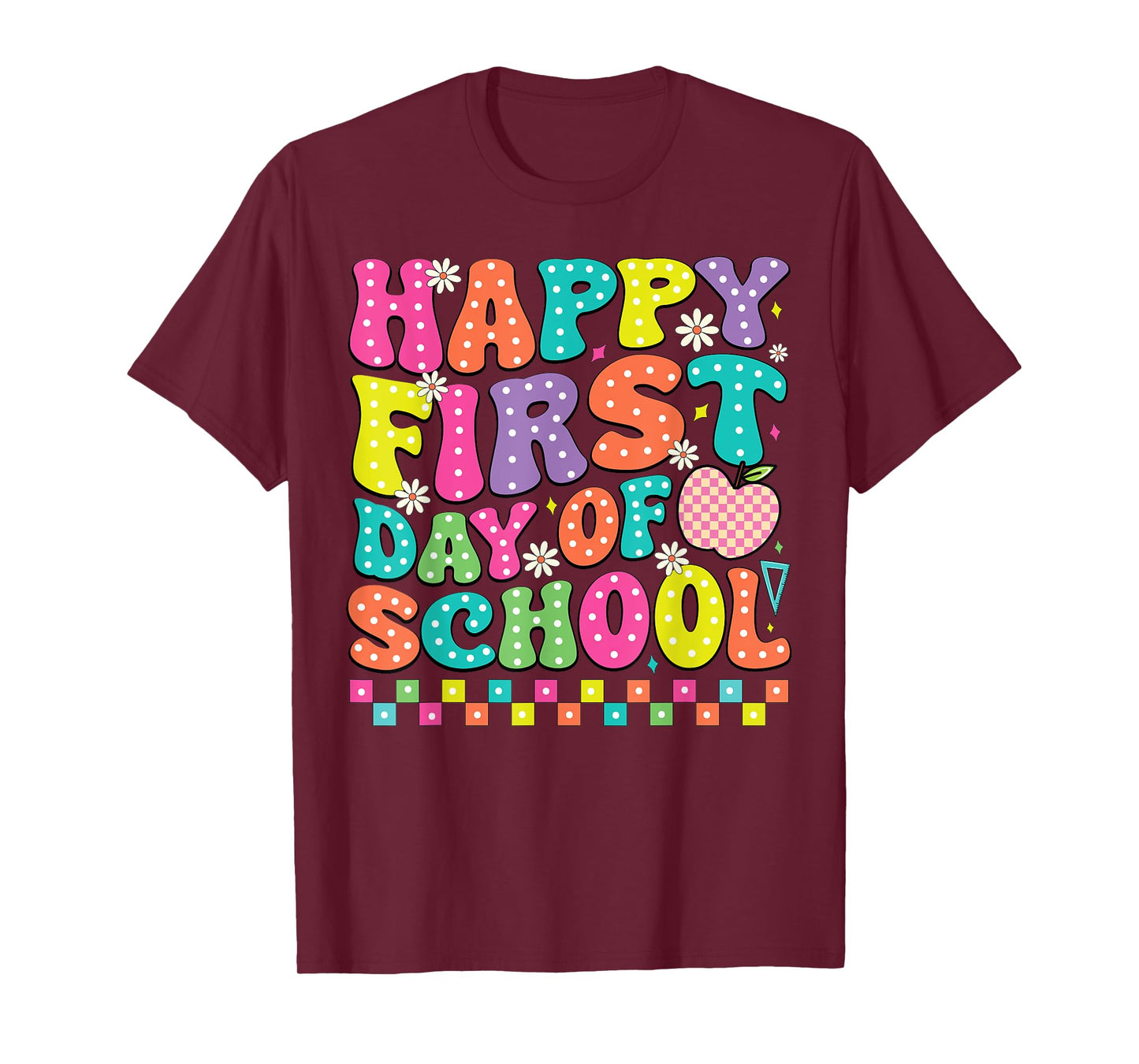Happy First Day Of School Teachers Kids Boys Back To School T-Shirt