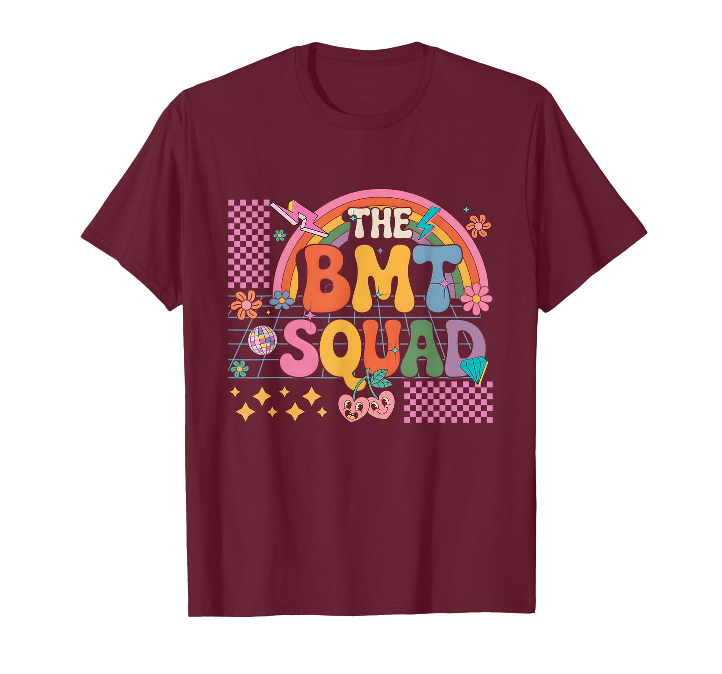 Groovy BMT Squad Bone Marrow Transplant Nurse RN Nursing T-Shirt