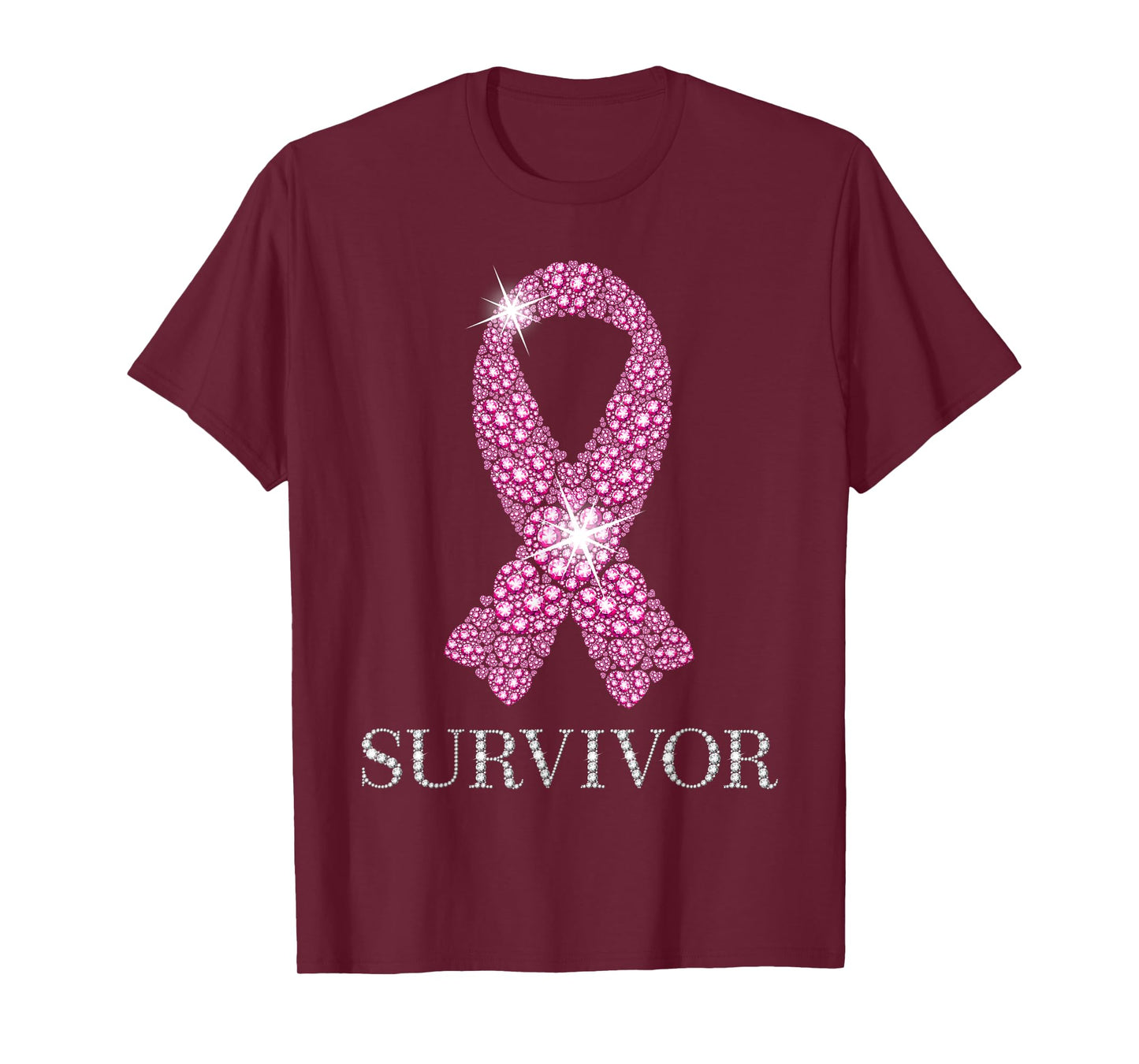 Breast Cancer Survivor Pink Ribbon National Cancer Survivor T-Shirt