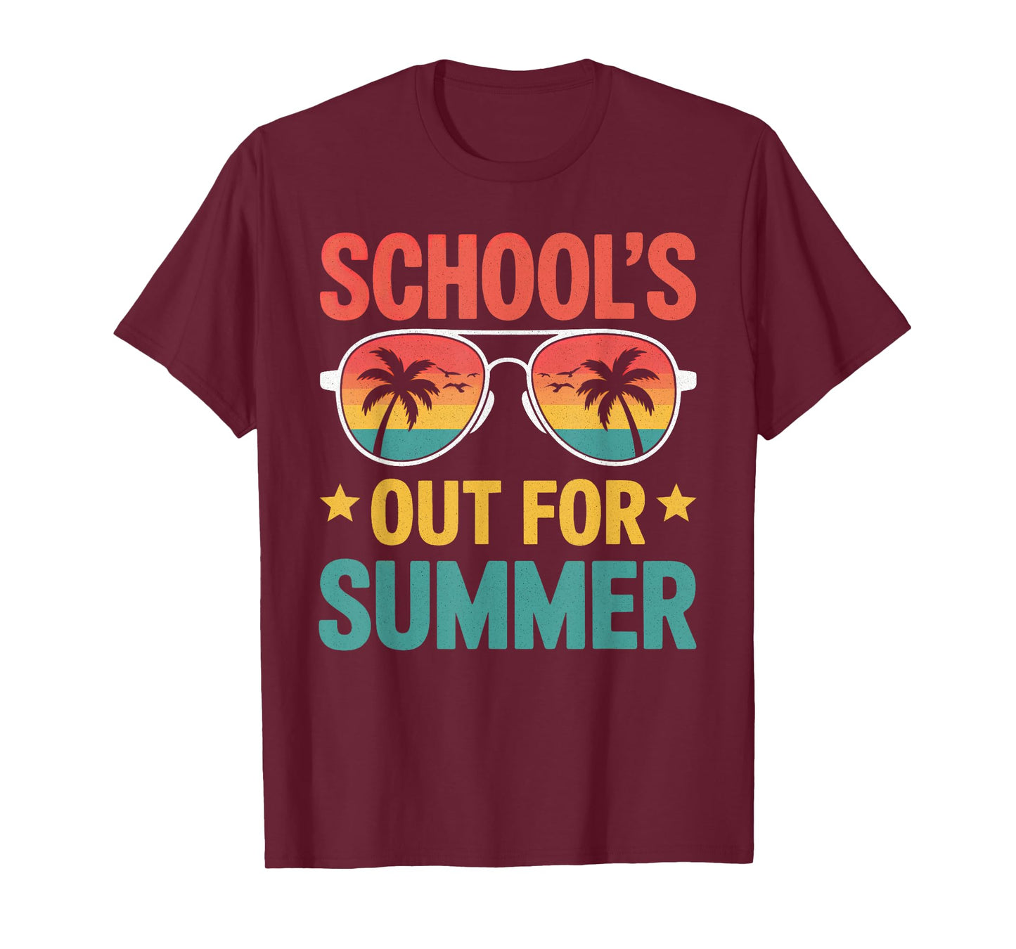 Schools Out For Summer Shirt Teacher Kids Last Day Of School T-Shirt