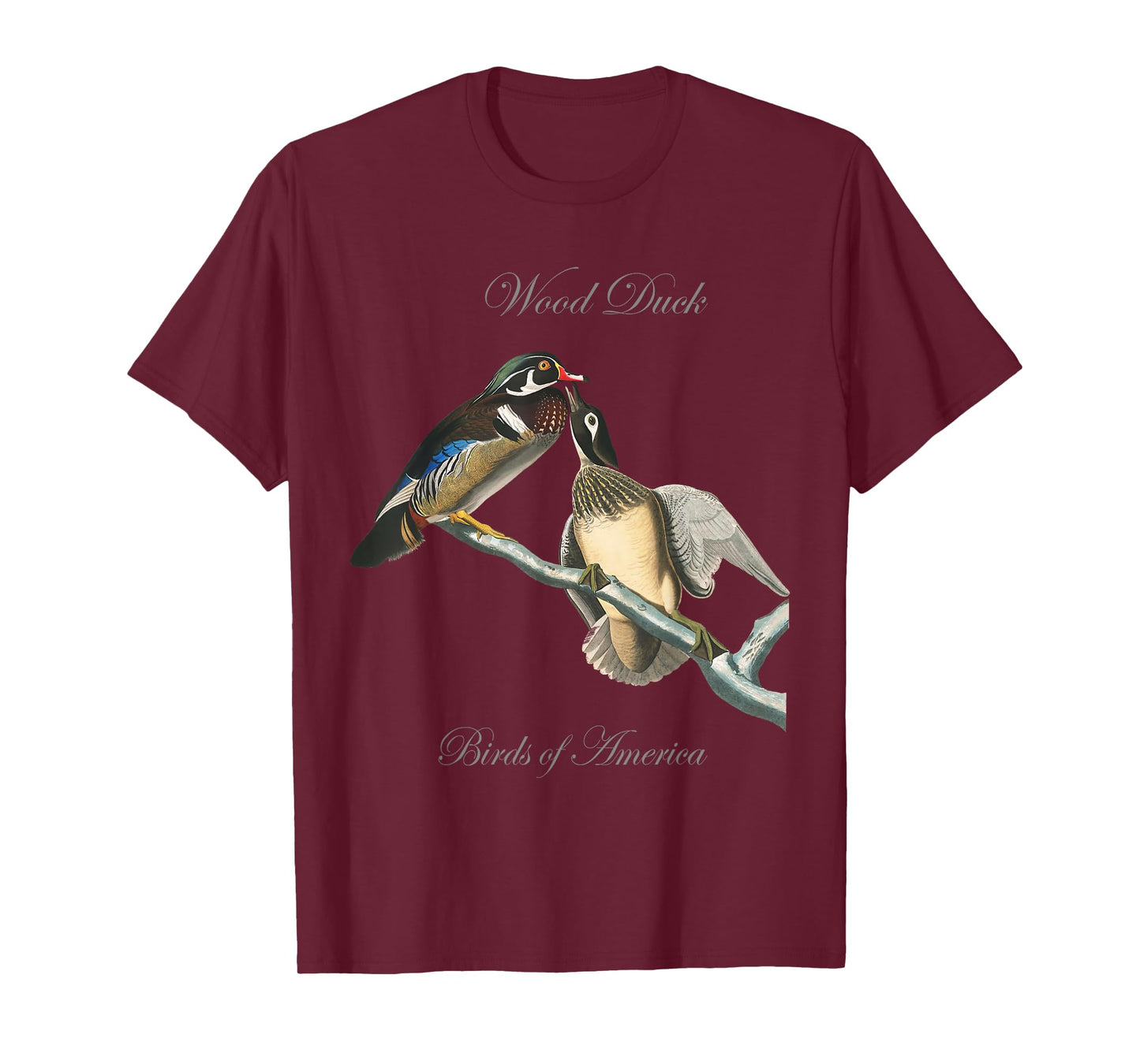Wood Ducks - Birds of America Series Audubon T-Shirt T-Shirt