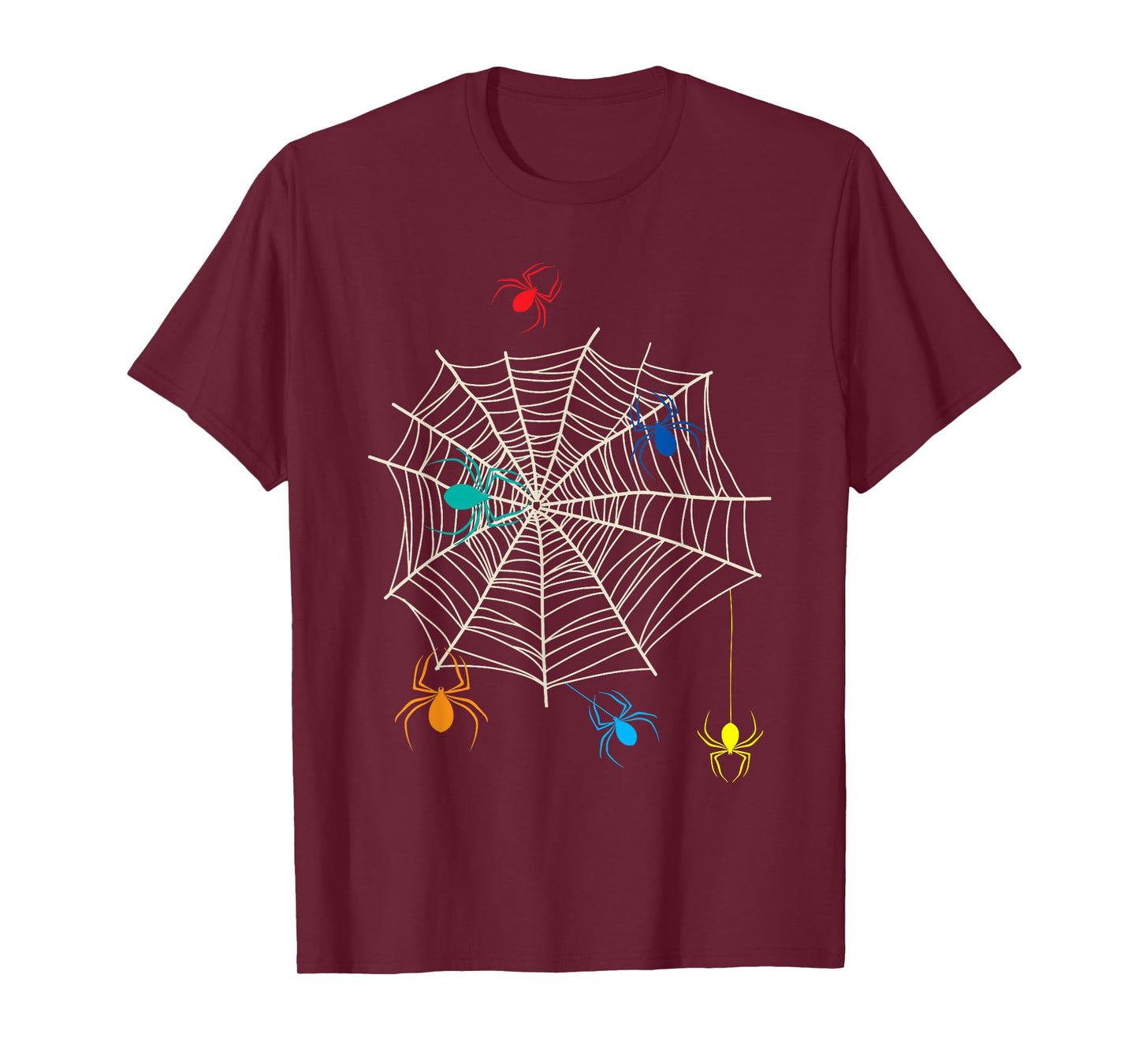 Spider Web Arachnophile Spider Lover Insect Cobweb T-Shirt