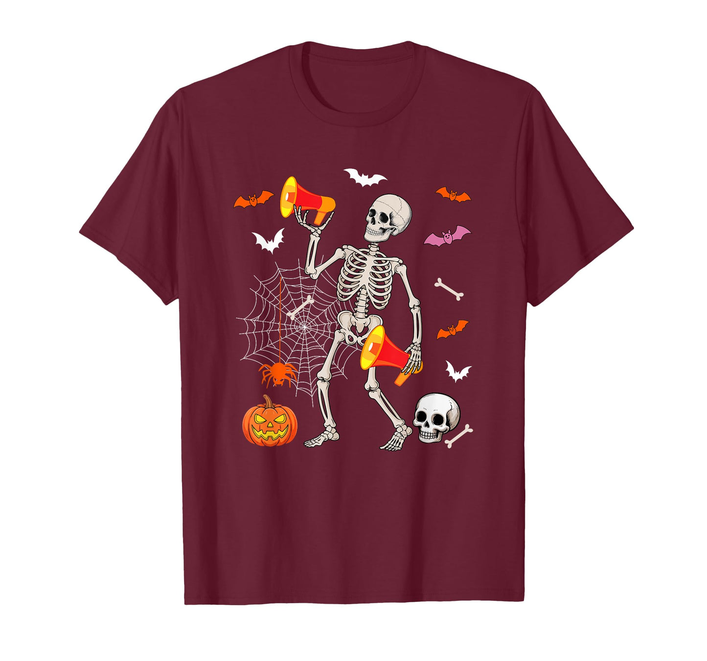 Social Worker Job Horror Skeleton Halloween Costume Team T-Shirt