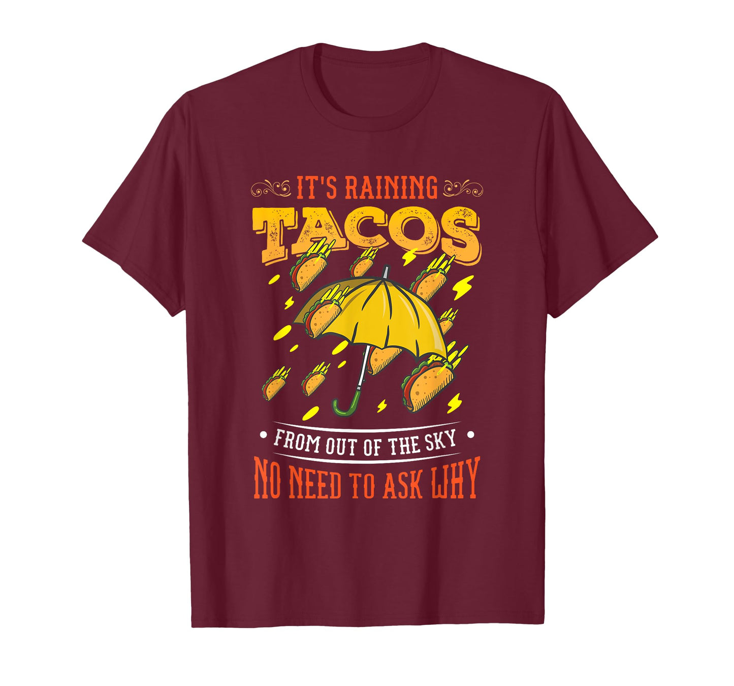 It's Raining Tacos Funny Taco Kids Girls Boys Gift T-Shirt