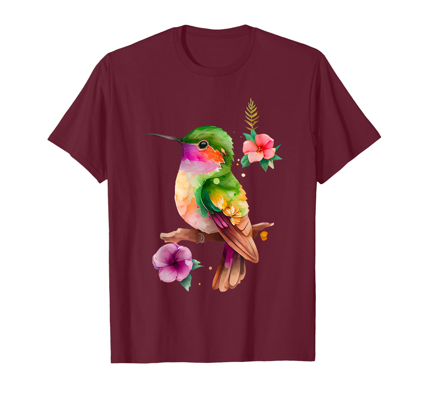 Vintage Hummingbird Bird Lover Hummingbird Men Women T-Shirt