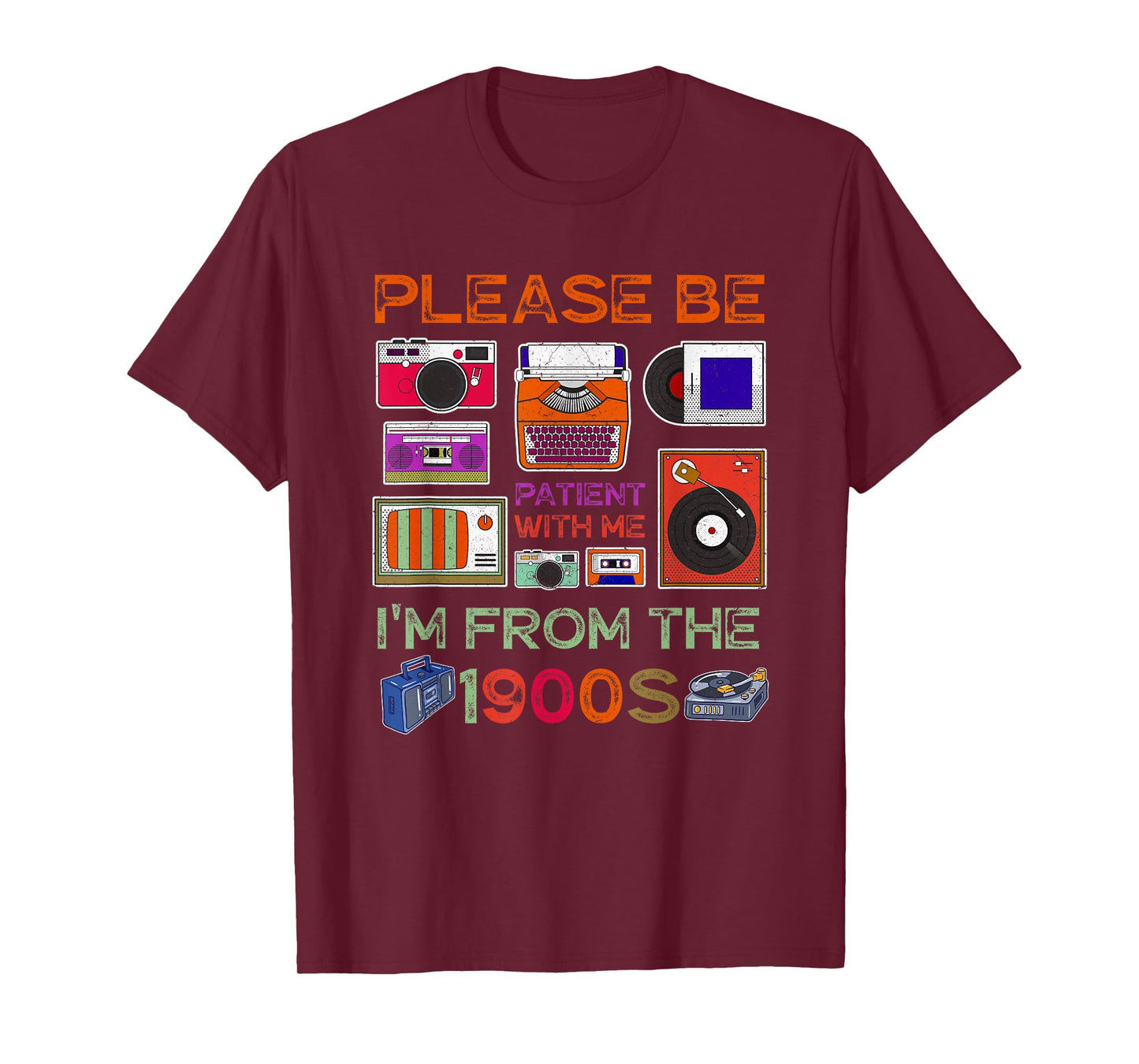 Please Be-Patient With-Me I'm From the 1900s Retro Cassette T-Shirt