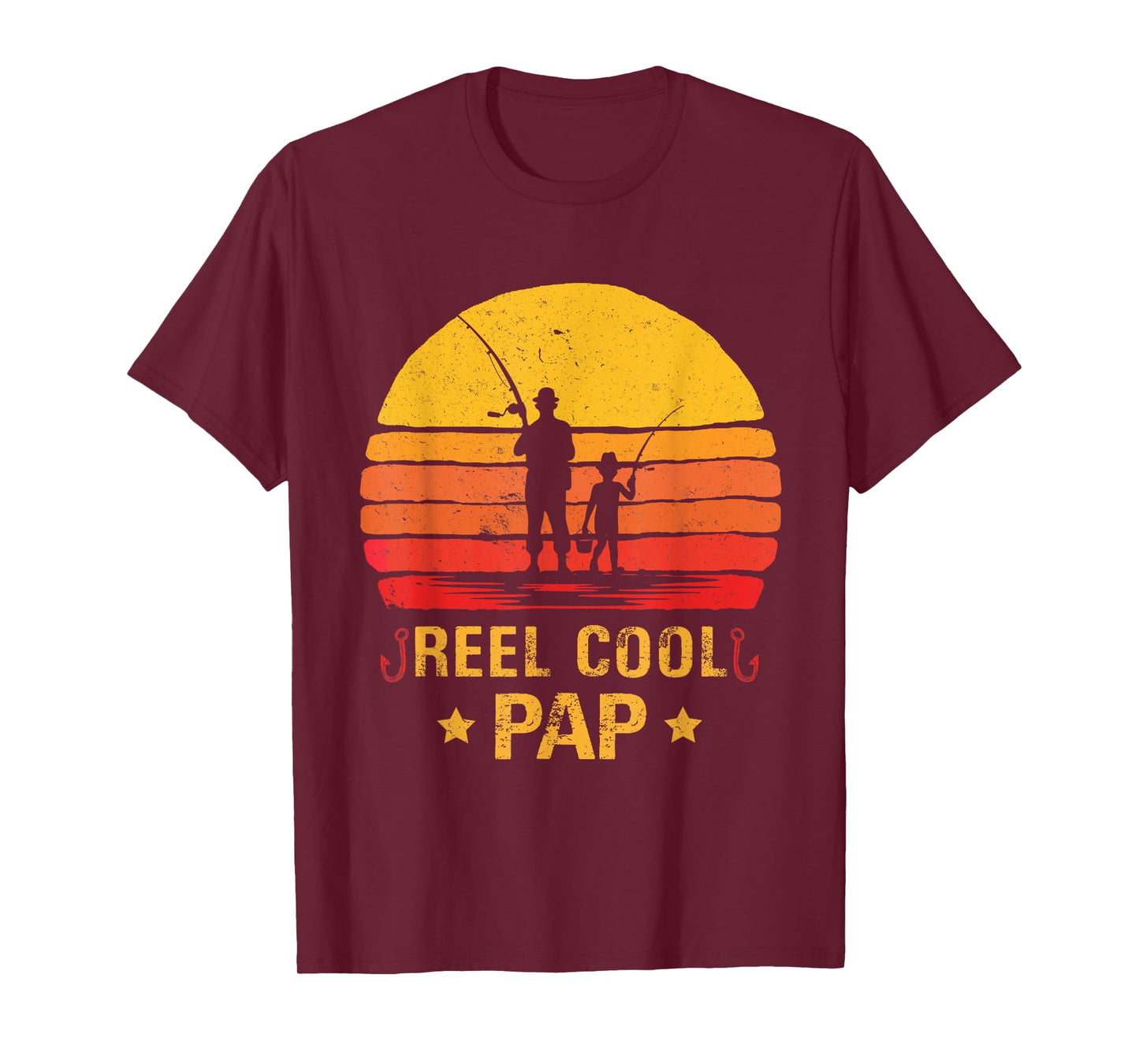 Reel Cool Pap T-Shirt Fishing Fathers Day T-Shirt