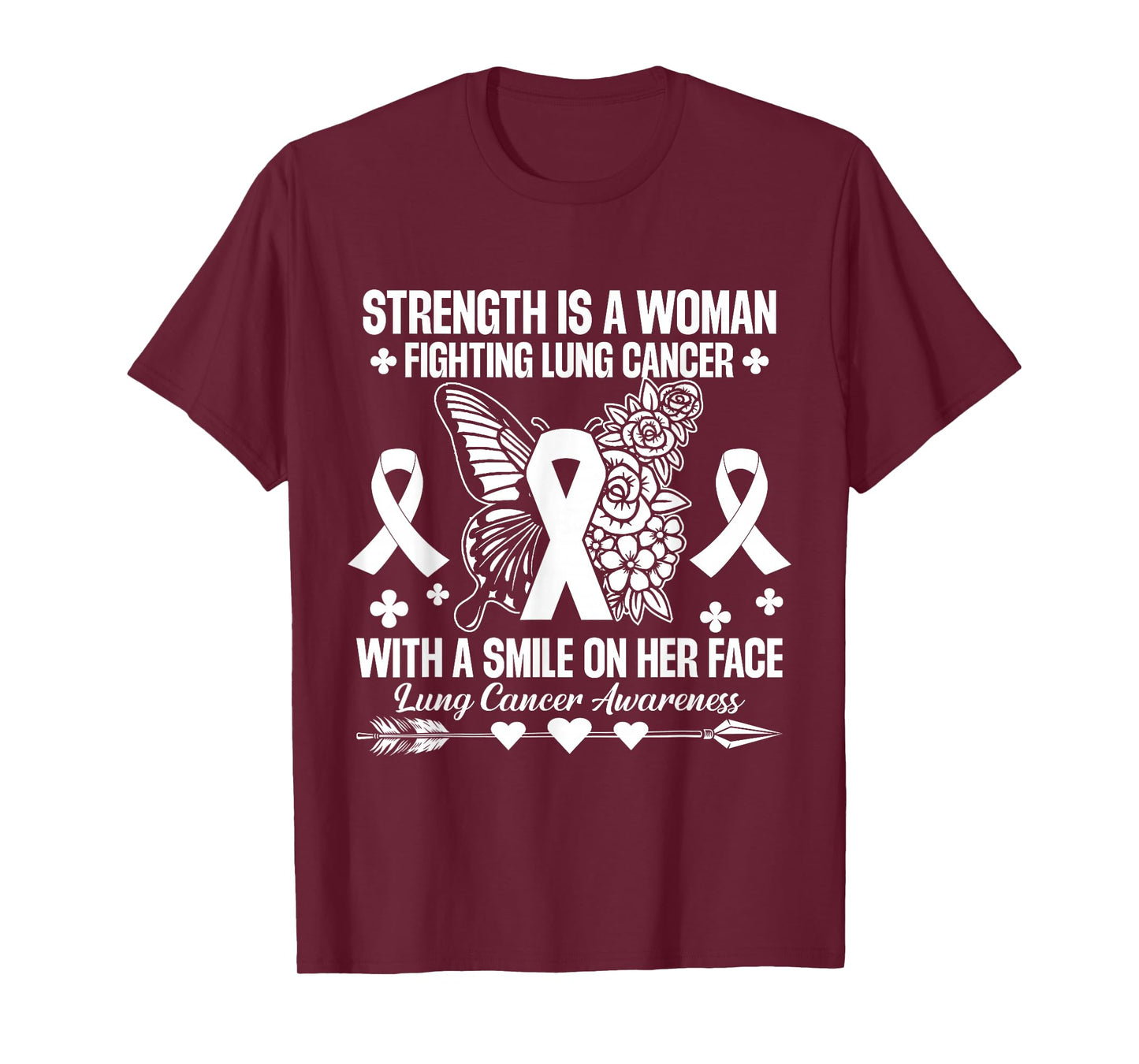 Lung Cancer Awareness Women T-Shirt