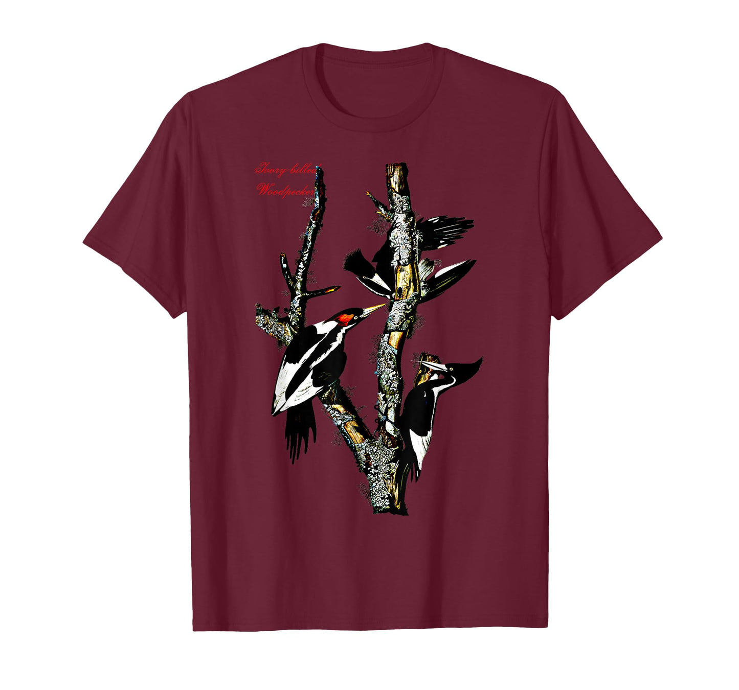 Audubon Ivory-billed Woodpecker North American Birds T-Shirt