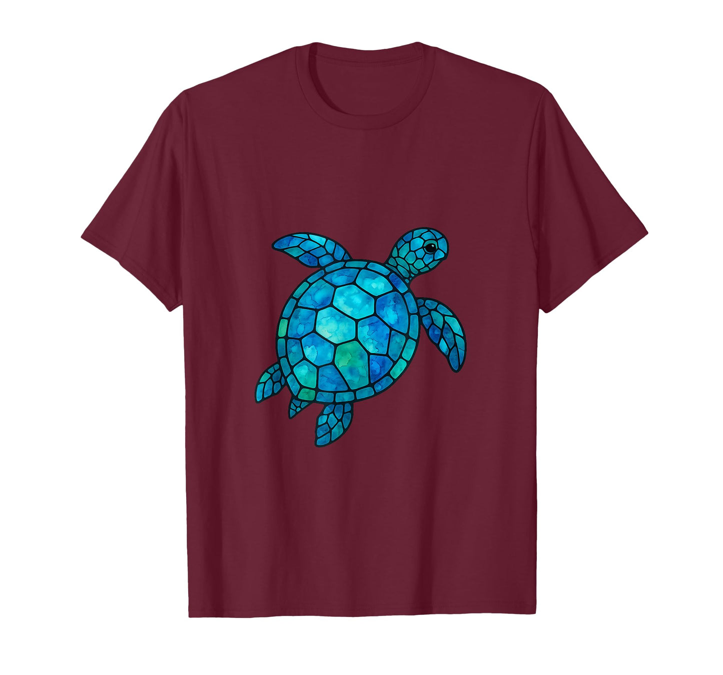 Sea Turtle Mosaic Ocean Animal Save The Turtles Gifts T-Shirt