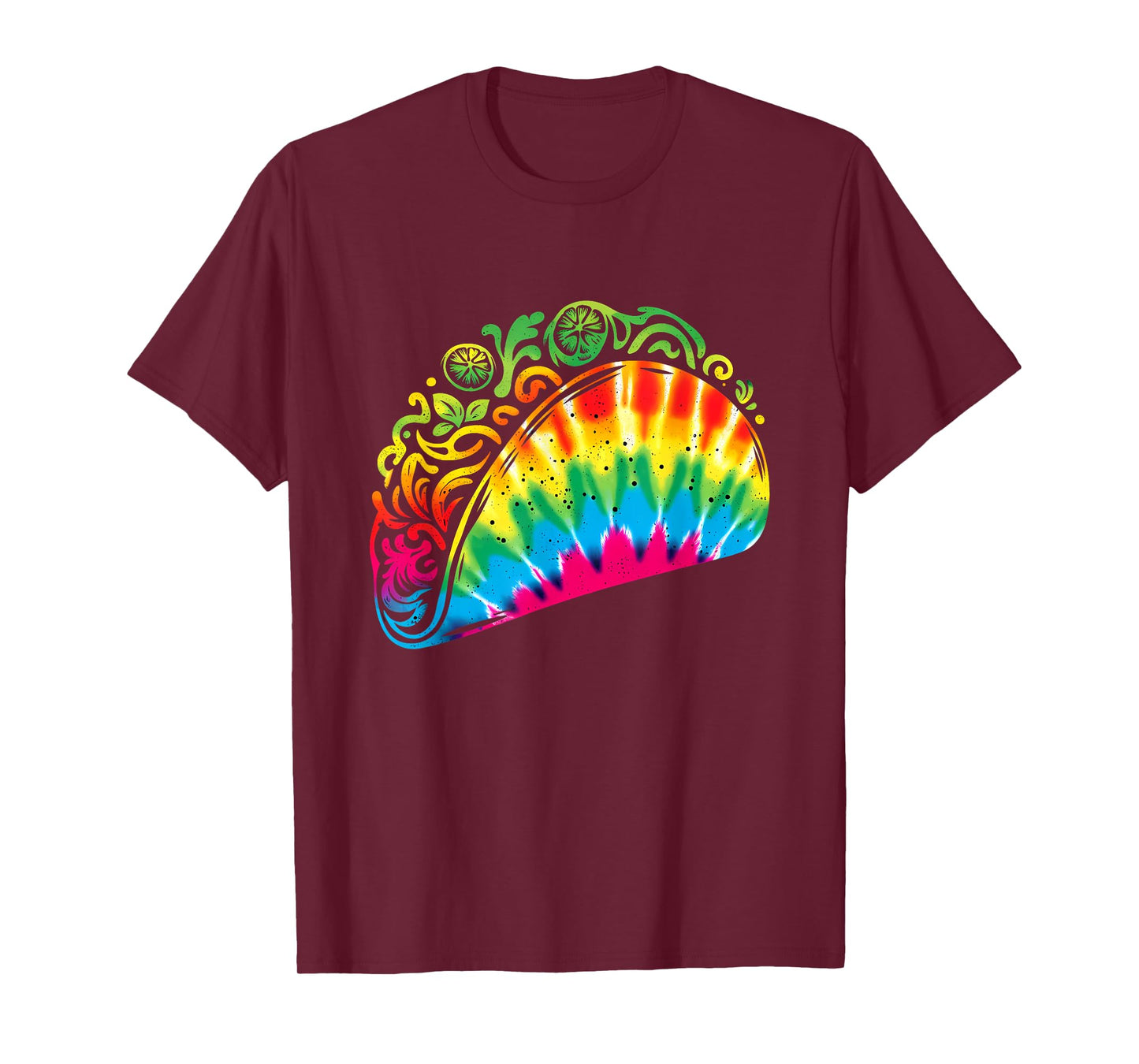 Taco Tie Dye Design , Hispanic Heritage Month Cinco De Mayo T-Shirt