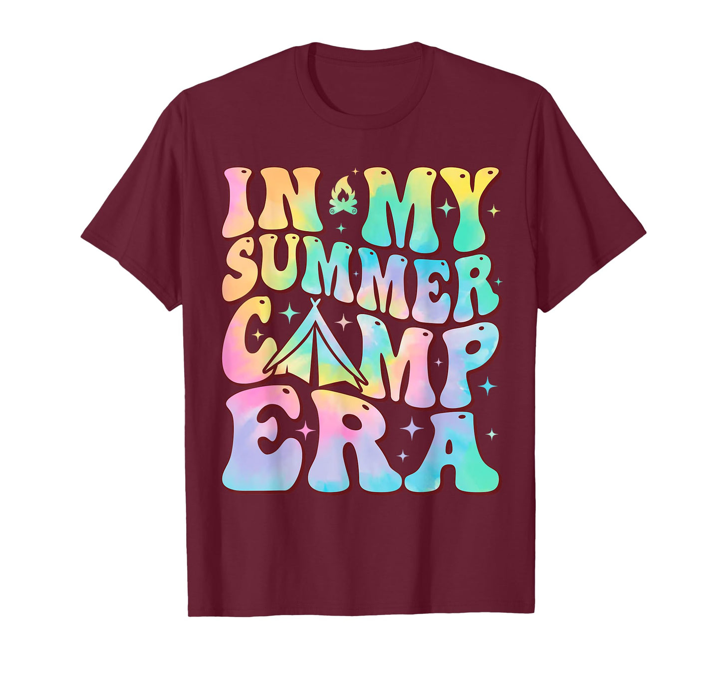 In My Summer Camp Era Groovy Tie Dye For Summer Camper T-Shirt