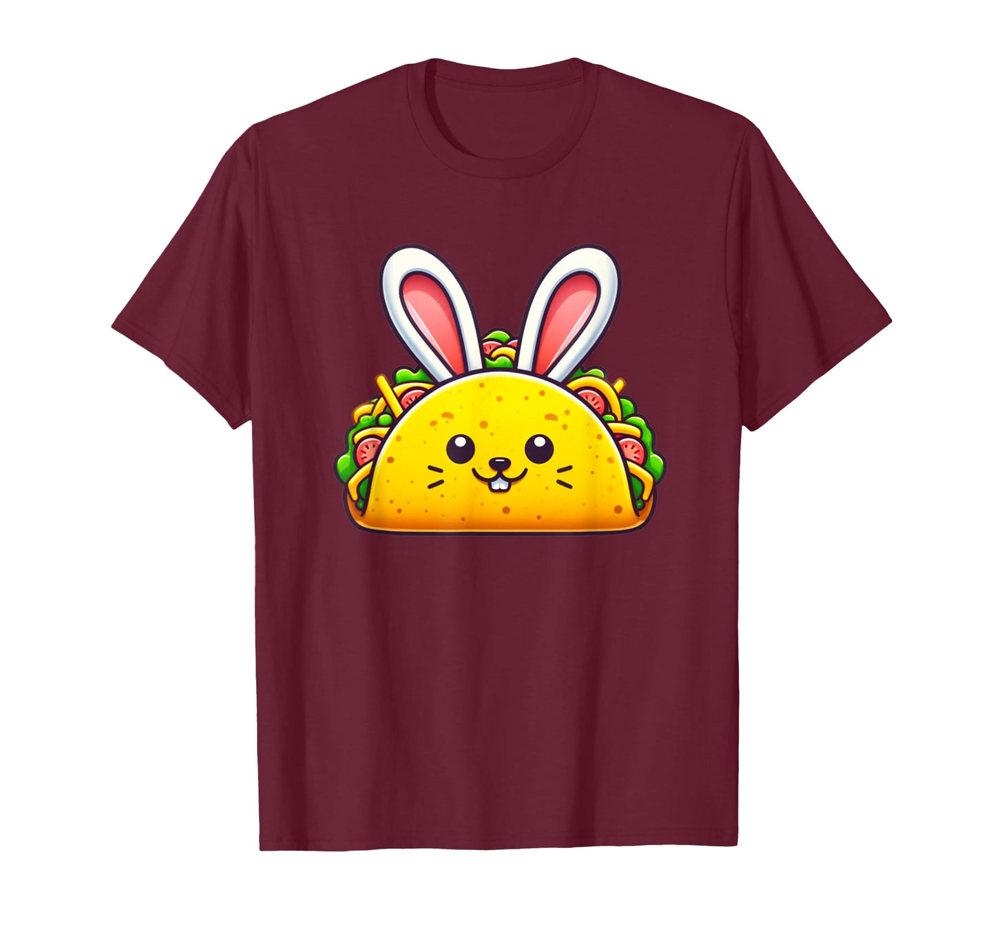 Funny Taco Easter Shirt with Bunny Ears for Men Women Kids T-Shirt
