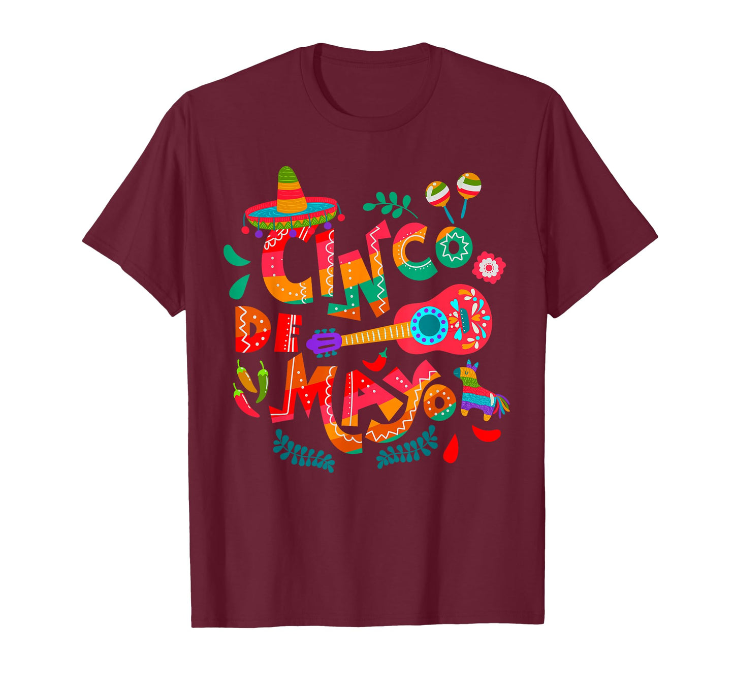 Cinco De Mayo Mexican Fiesta celebrate 5 De Mayo May 5 T-Shirt