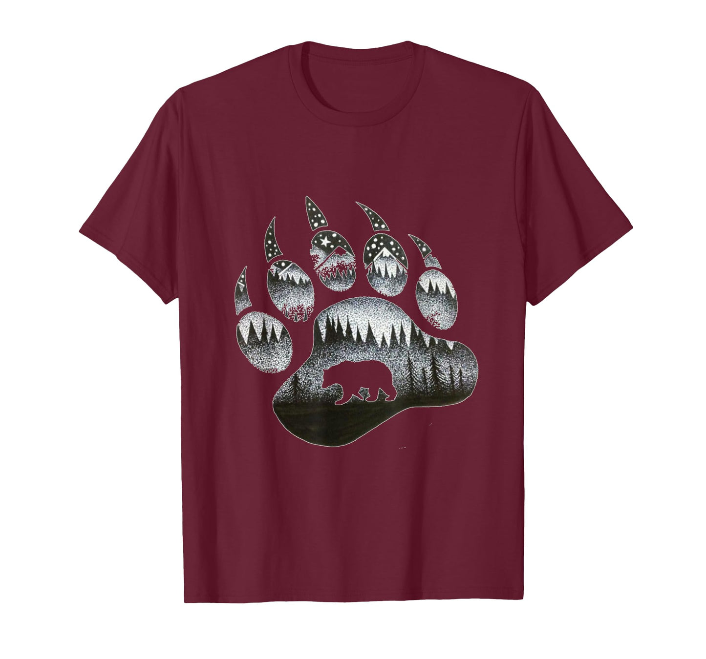Touching Ghost of the Spirit Bear Paw T Shirt T-Shirt