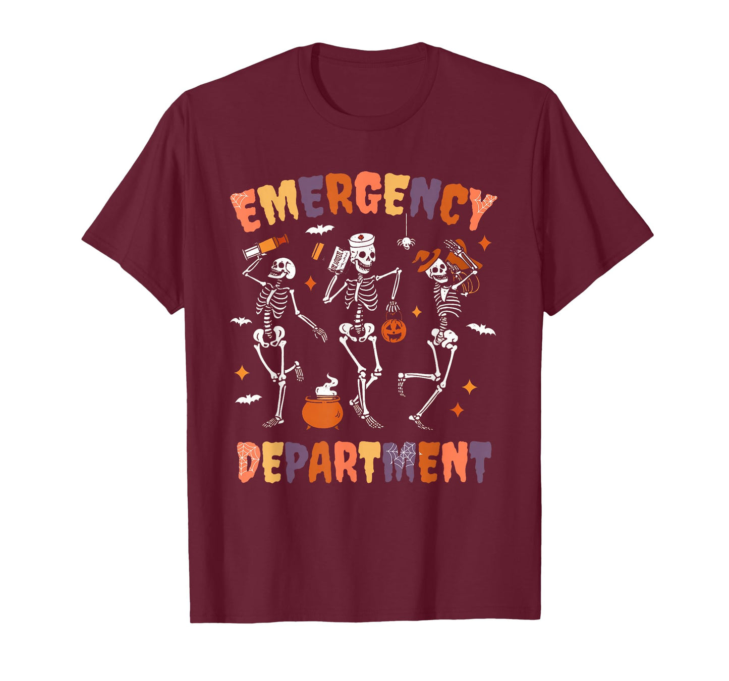 Er Nurse Funny Dancing Skeleton Emergency Department T-Shirt