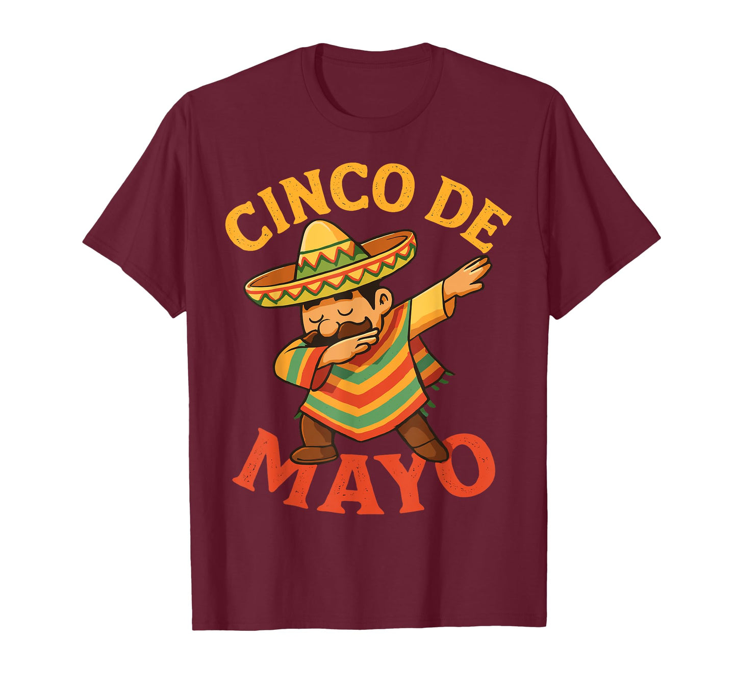 Mexican Dabbing Poncho Cinco de Mayo T-Shirt
