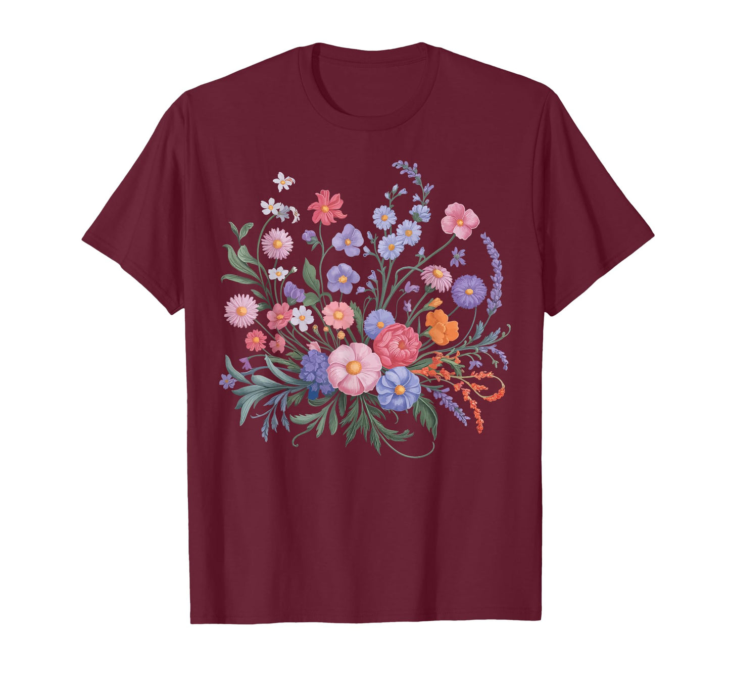 Wildflowers Nature Flowers Floral T-Shirt