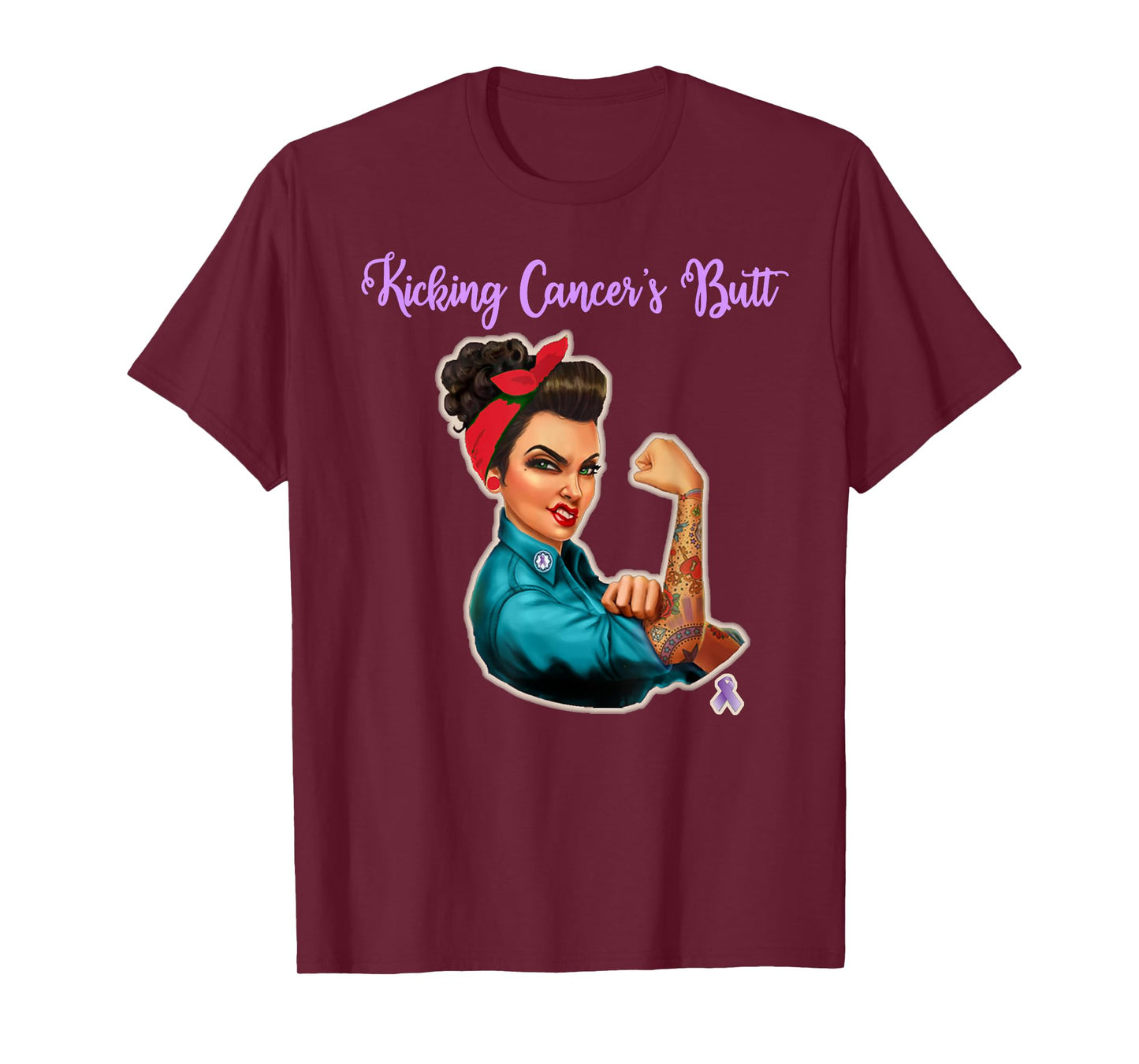 Kicking Cancers Butt Cancer Patients T-Shirt