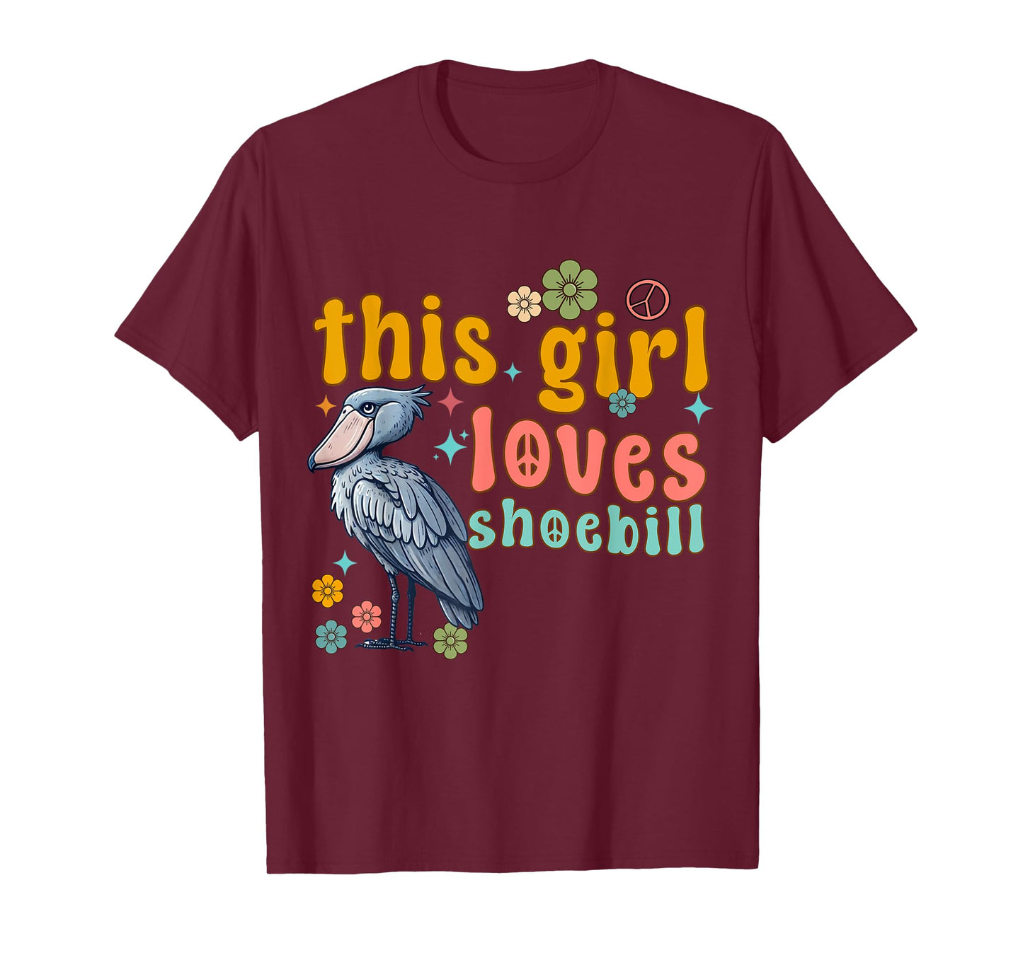 Shoebill Stork Bird Shoe-billed Stork Women Men Whaleheads T-Shirt