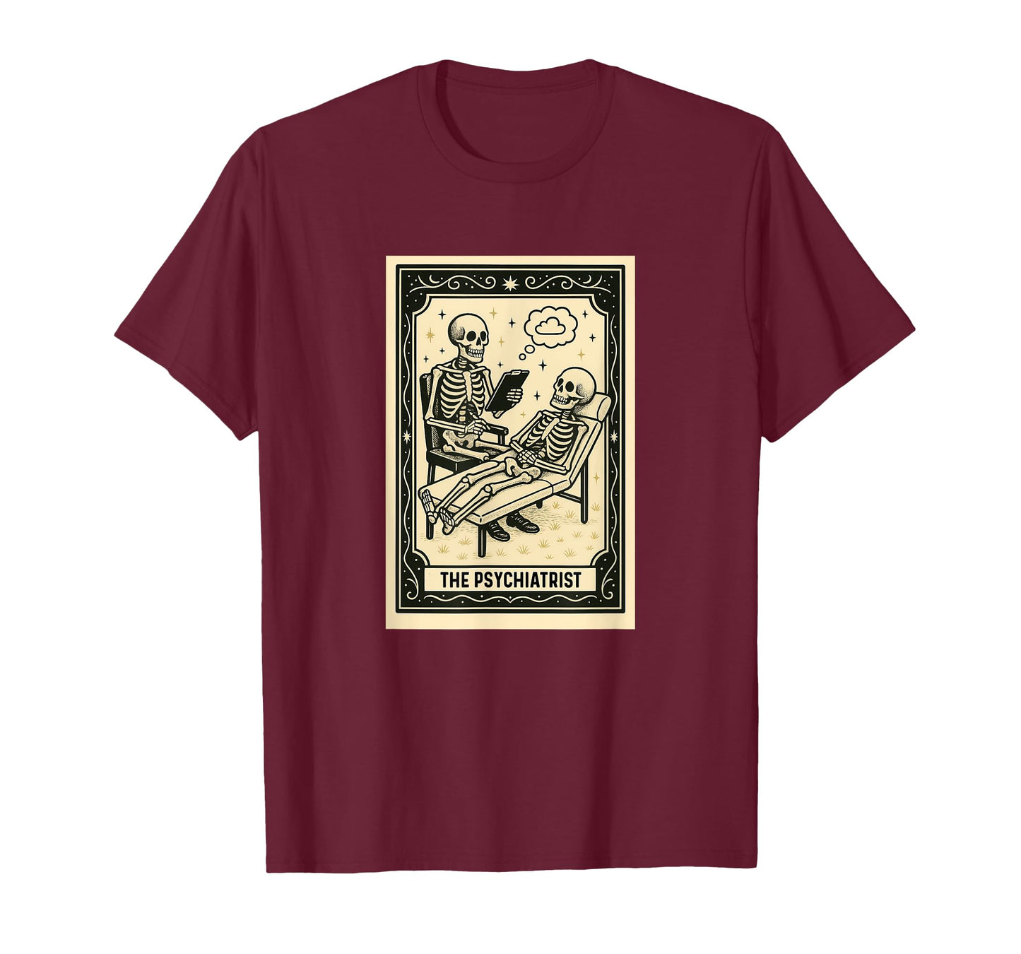 Psychiatrist Tarot Card - Halloween Spooky Gothic Psychiatry T-Shirt