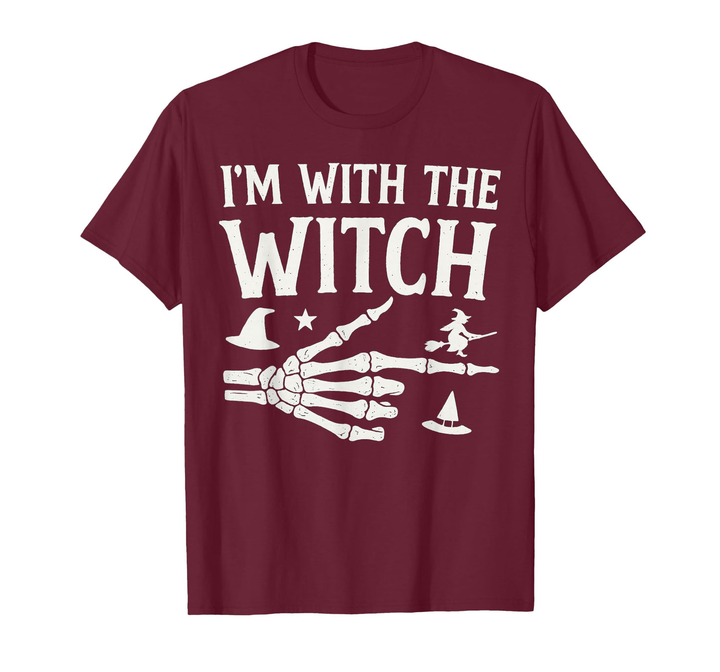I’m with The Witch Halloween Couples Party Outfit T-Shirt