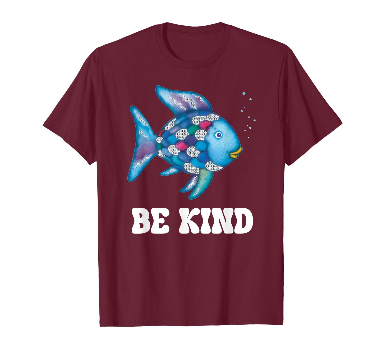 Be Kind Rainbow Fish Teacher Life Teaching Back To School T-Shirt