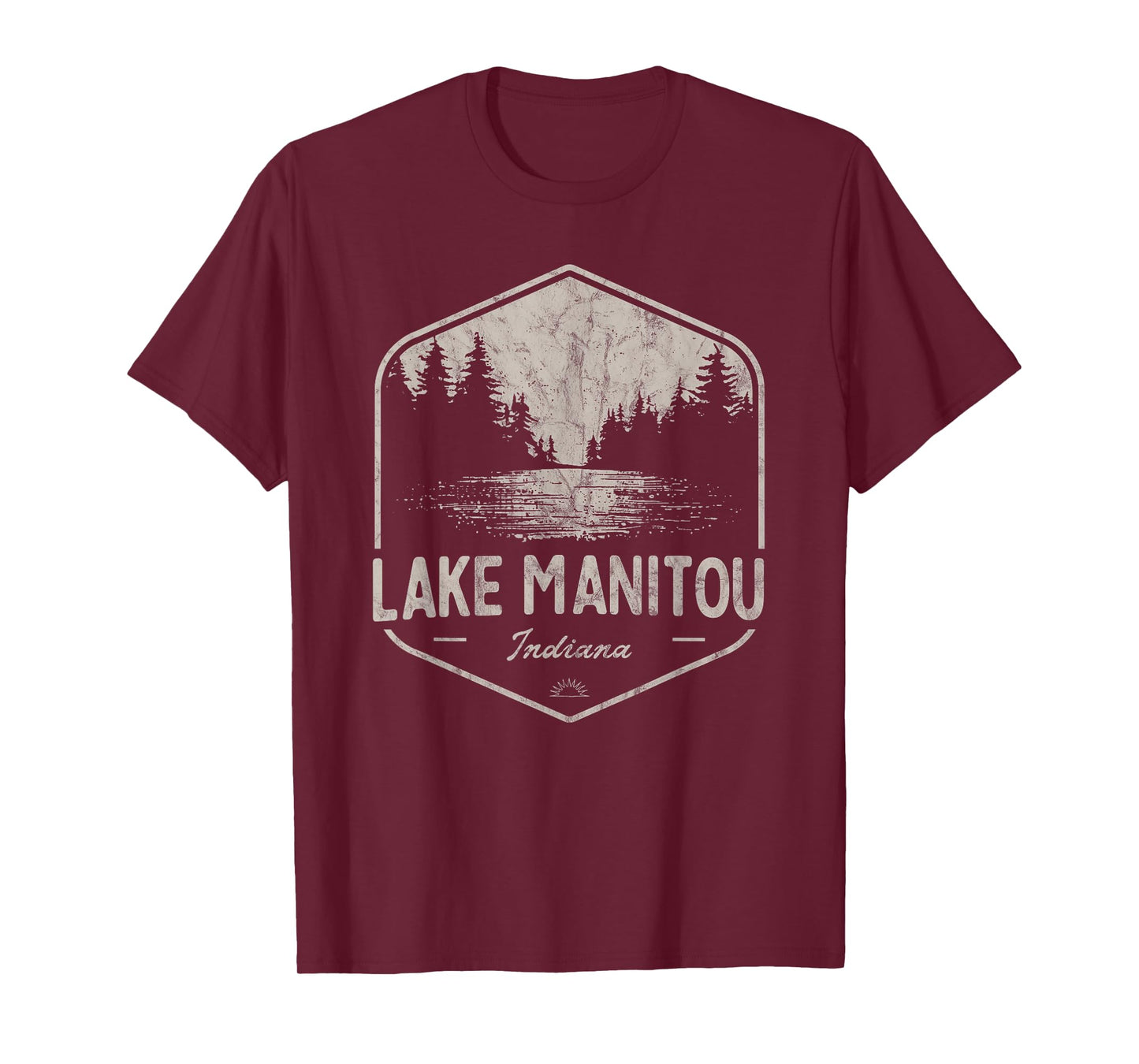 Lake Manitou Indiana Outdoors Vintage T-Shirt