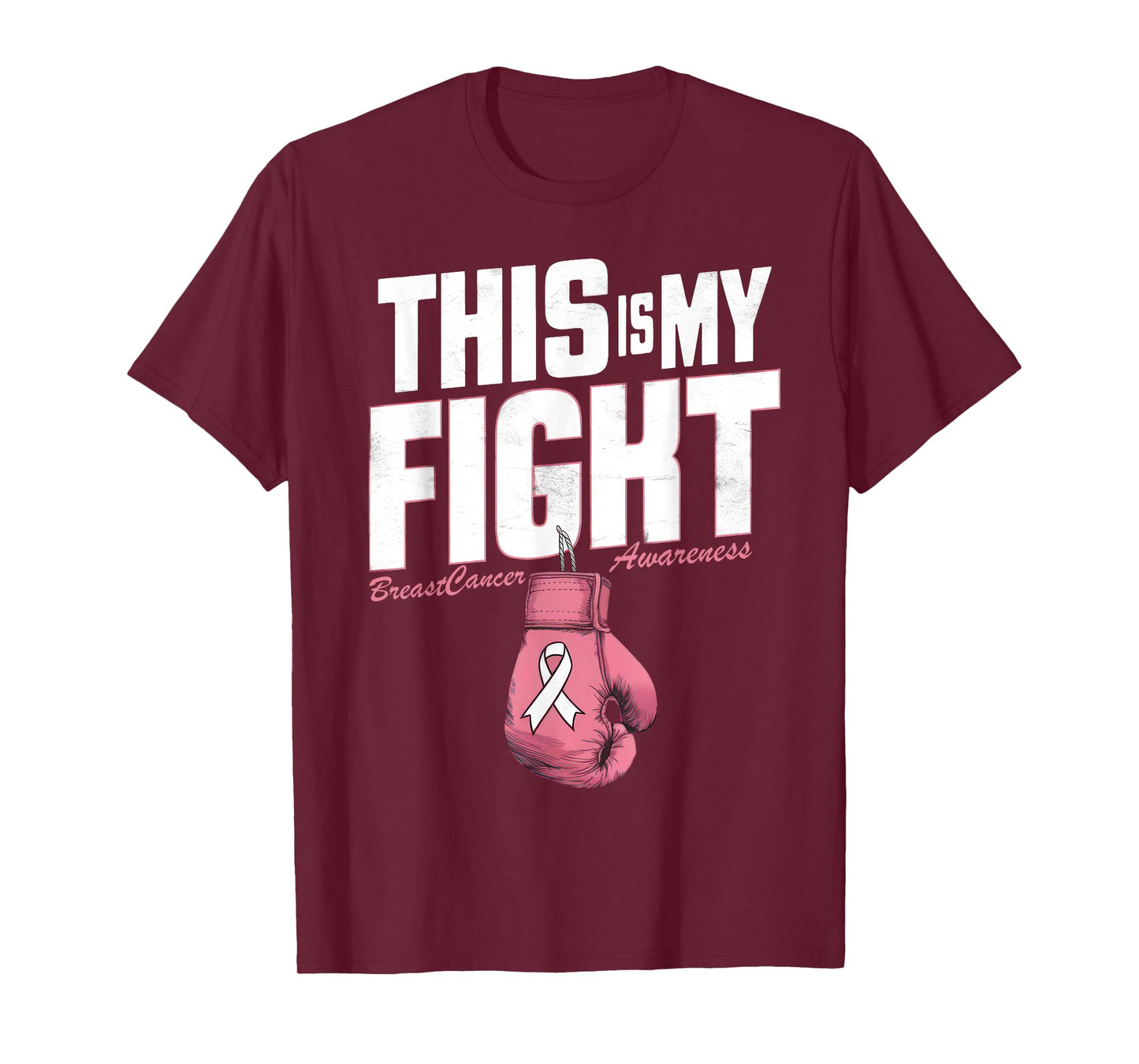 This Is My Fight Breast Cancer Awareness boxing glove Woman T-Shirt
