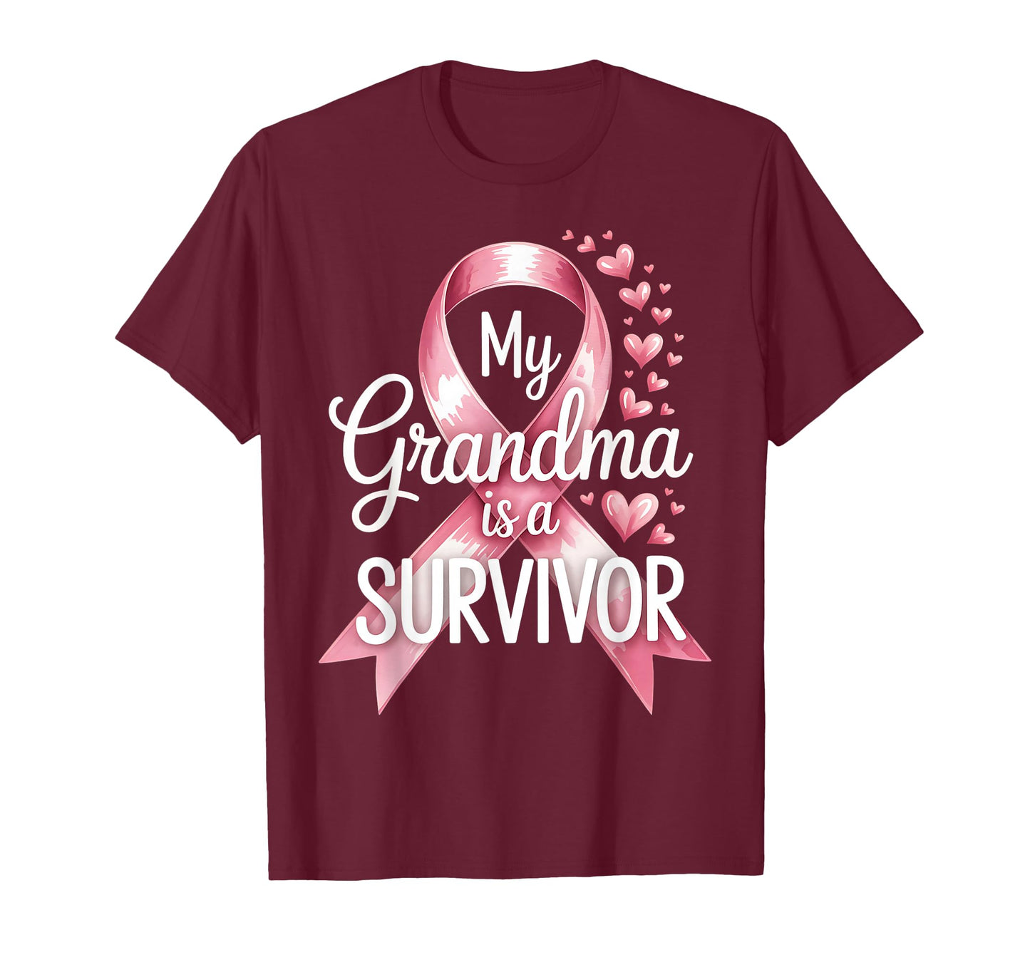 My Grandma is A Survivor Breast Cancer Awareness T-Shirt