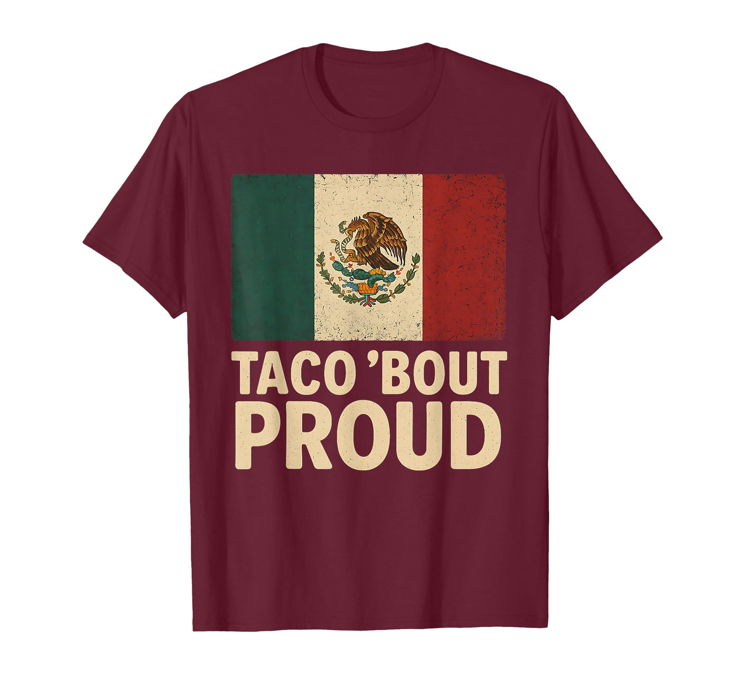 Mexico Heritage Taco Bout Proud Funny Mexican Pun T-Shirt