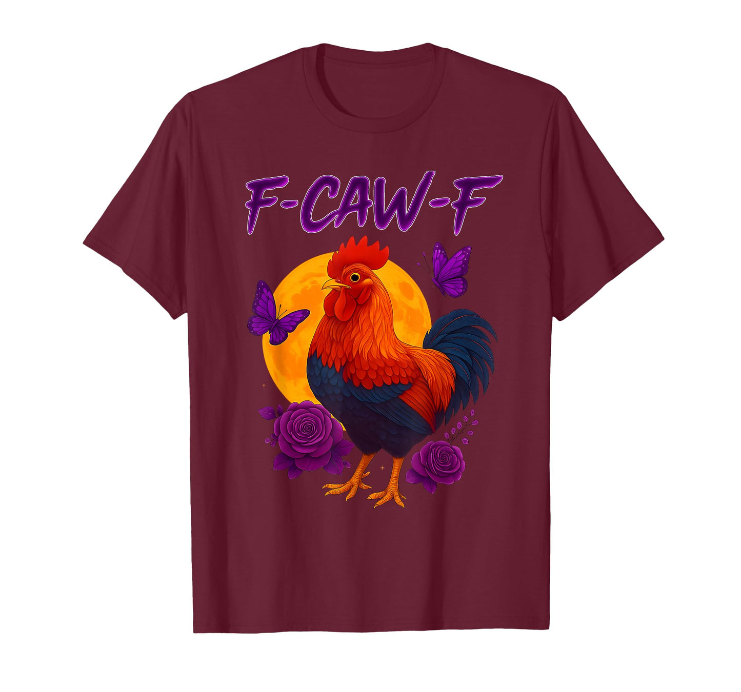 F-Caw-F Funny Chicken Humor Rooster F-Caw-F Meme Halloween T-Shirt
