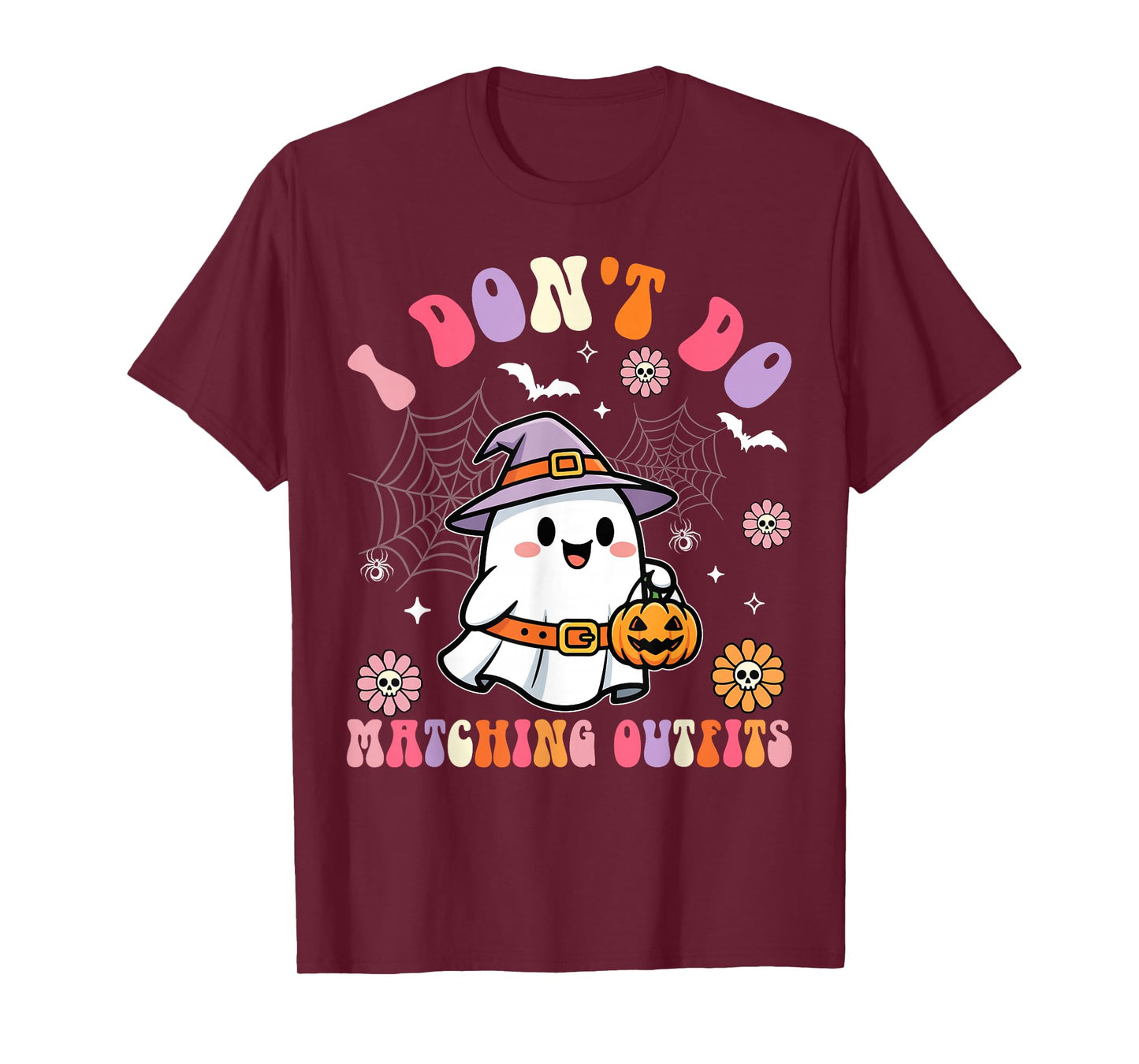 Matching Couple Halloween Spooky Boo Crew for Two T-Shirt
