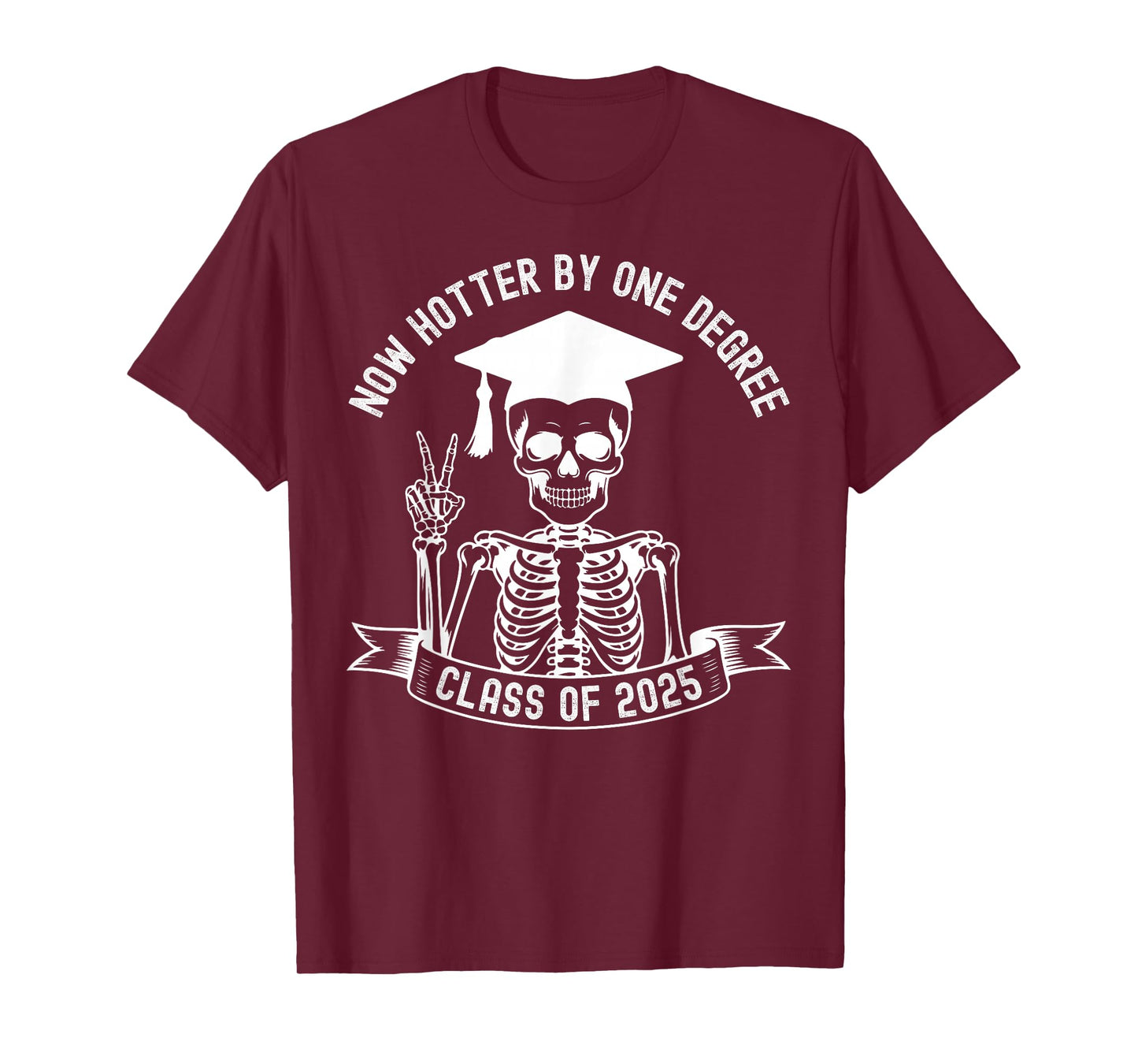 Now Hotter by One Degree Halloween Graduation Class of 2025 T-Shirt