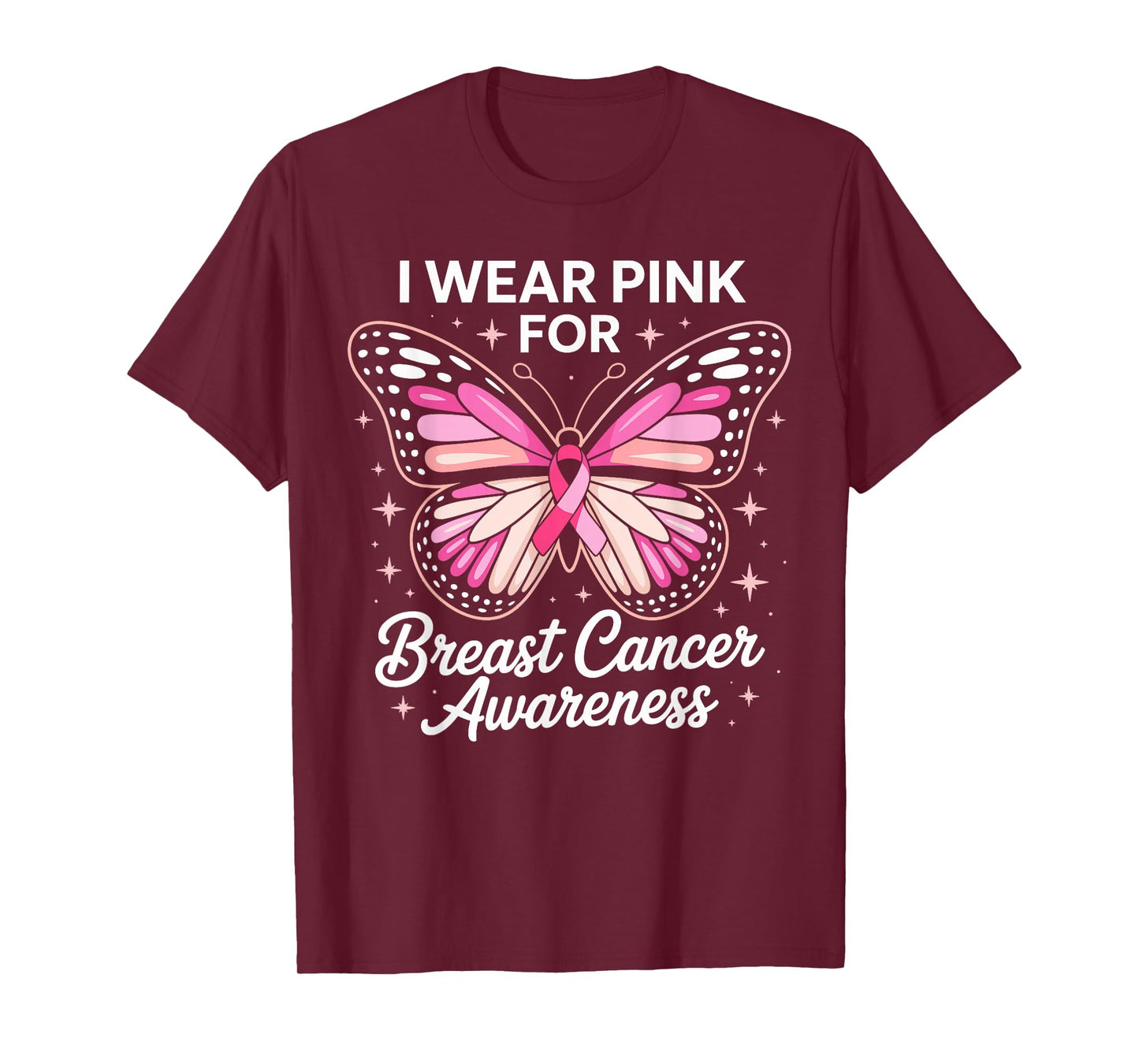 I Wear Pink For Breast Cancer Awareness T-Shirt
