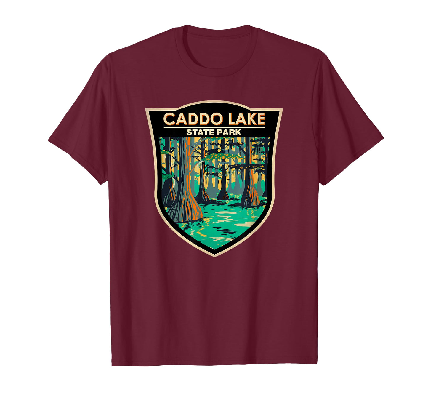 Caddo Lake State Park Texas Badge Vintage T-Shirt