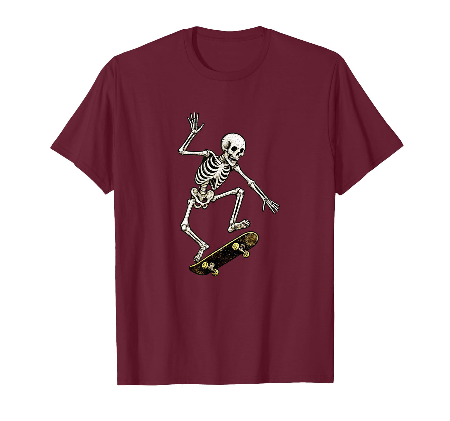 Skeleton Skateboarder Skateboarding Skater Skateboard T-Shirt