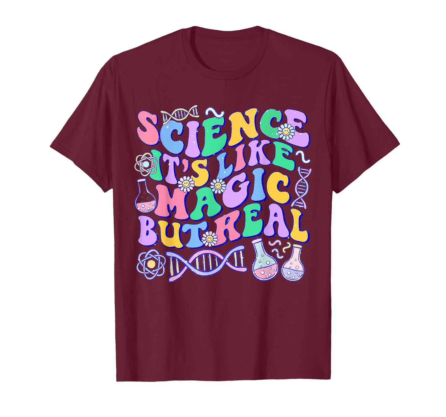 Teacher Chemistry Humor Science It's Like Magic But Real T-Shirt