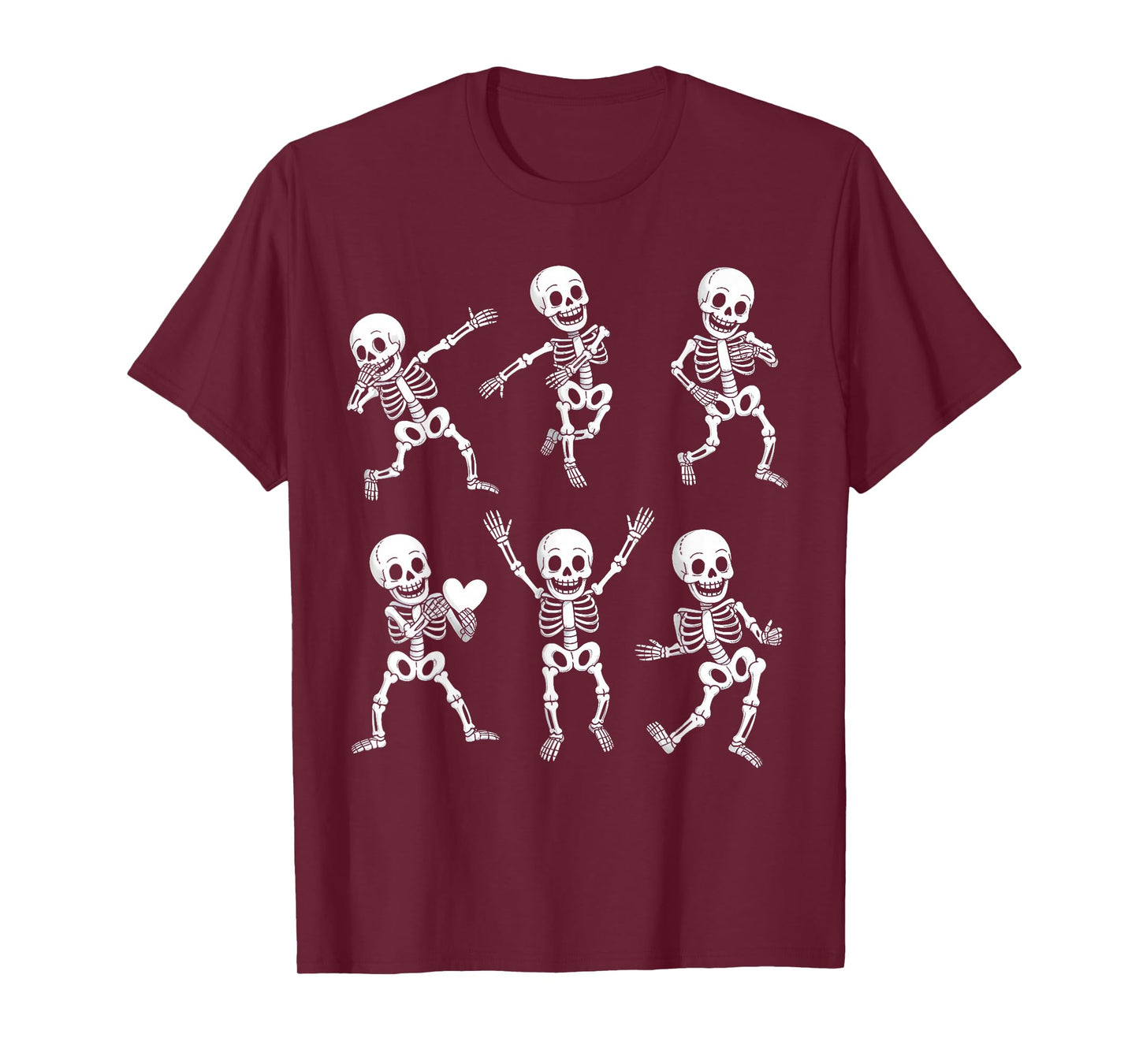 Dancing Skeletons Dance Challenge Boys Girl Kids Halloween T-Shirt