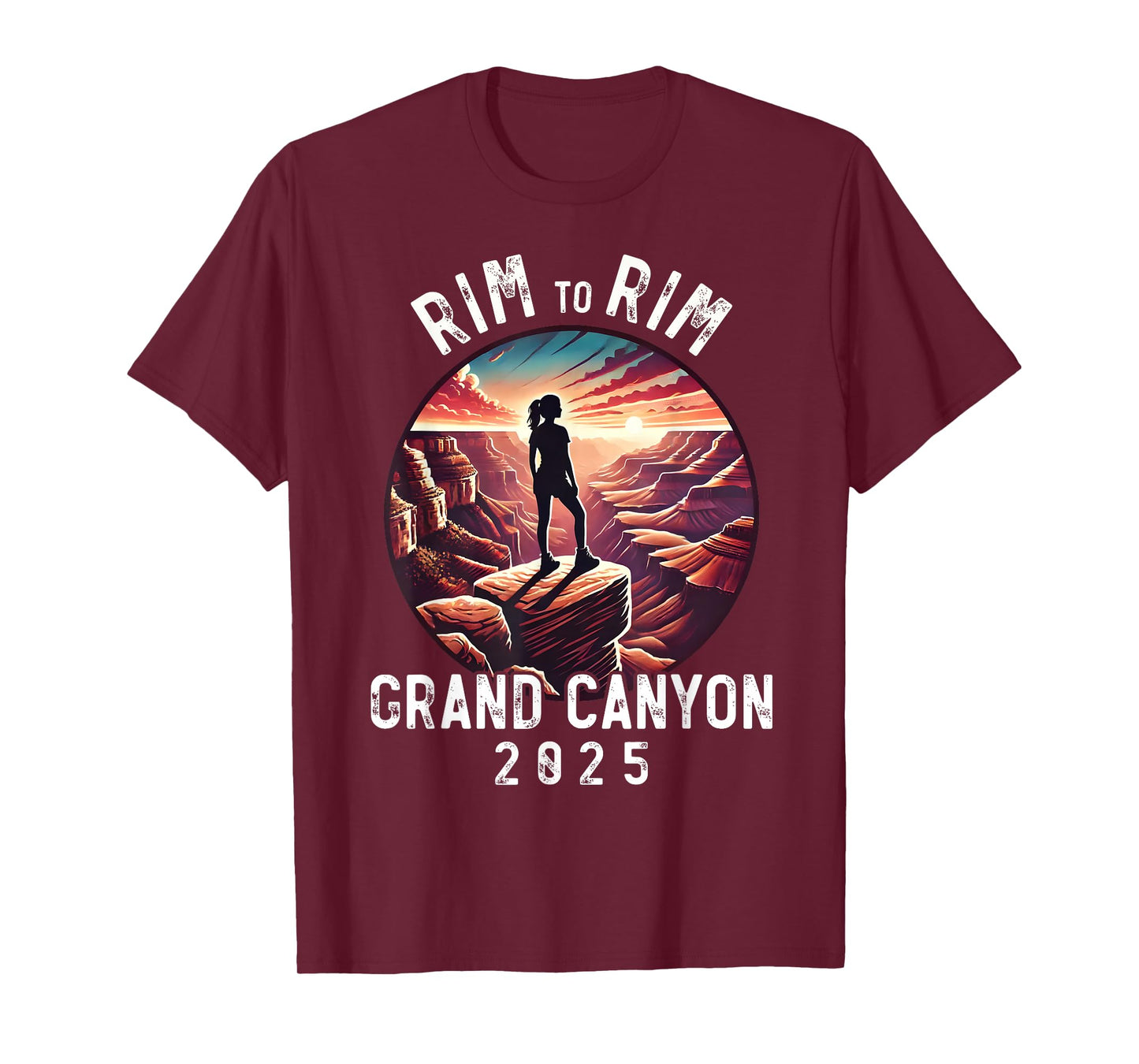 Rim - Rim Grand Canyon, I Hiked The Grand Canyon 2025, Women T-Shirt