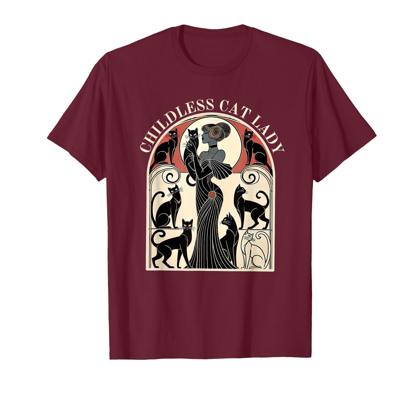 Childless Cat Ladies Cat Karma Retro Funny T-Shirt