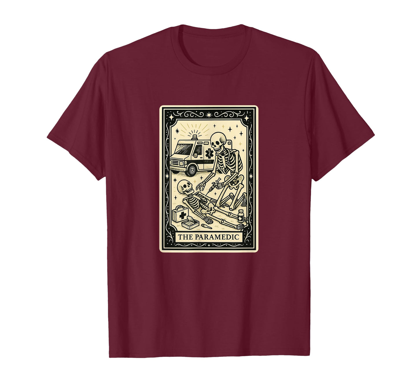 The Paramedic Tarot Card - Halloween Spooky Gothic Medic EMT T-Shirt