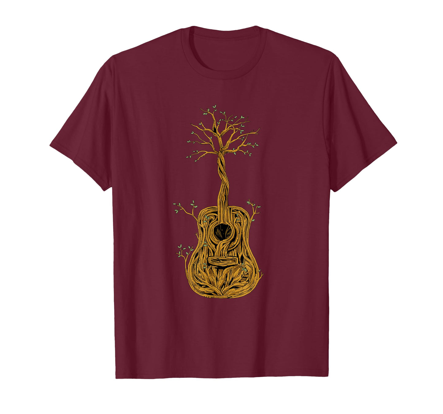 Acoustic Guitar Tree of Life Guitar Player Guitarist T-Shirt