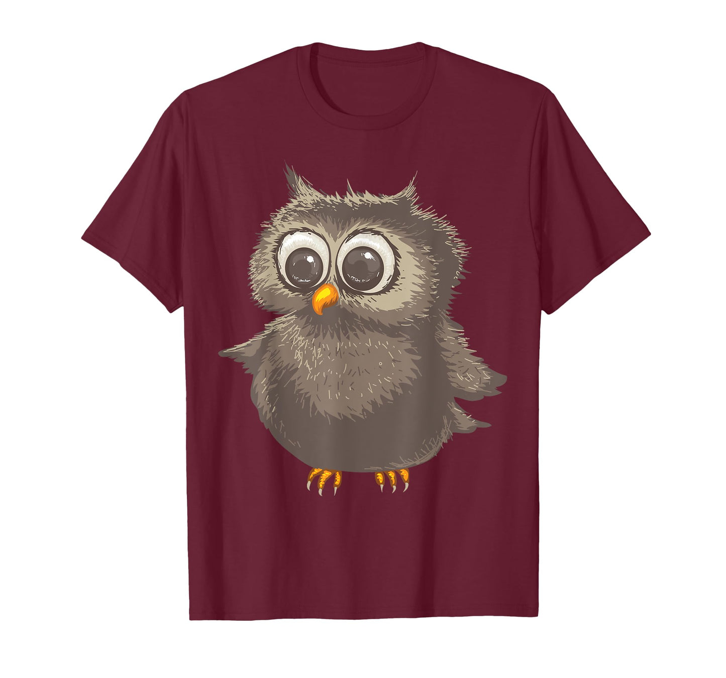 Funny Brown Owl | Cool Happy Big Owl Lovers Gift T-Shirt