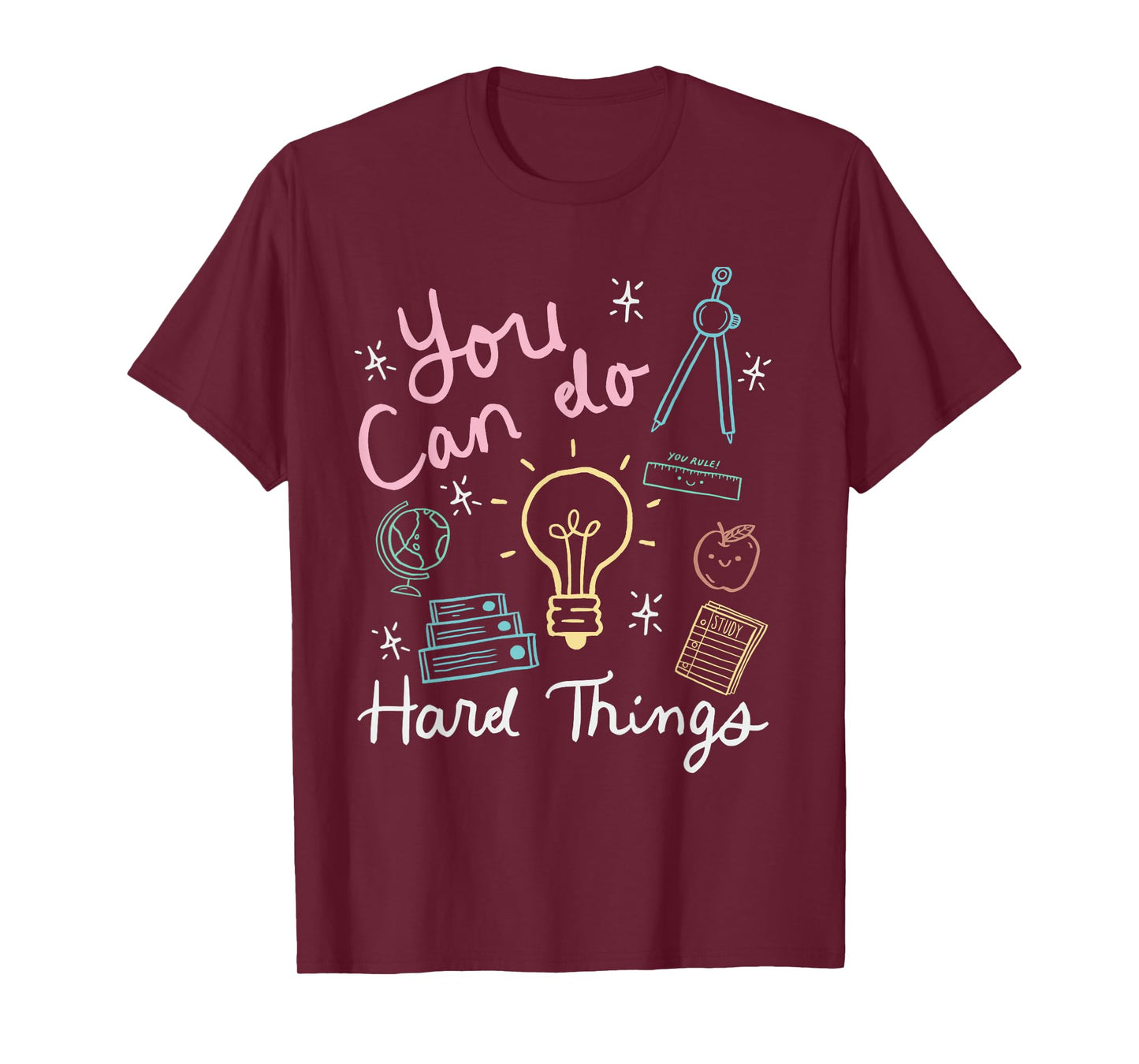 Testing Day You Can Do Hard Things Teacher State Testing T-Shirt