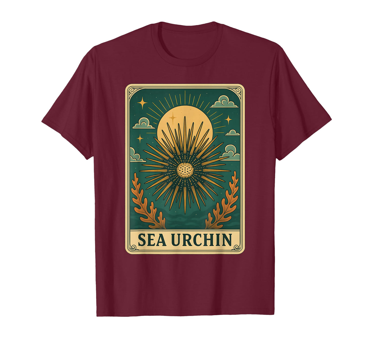 Sea Urchin Tarot Card T-Shirt