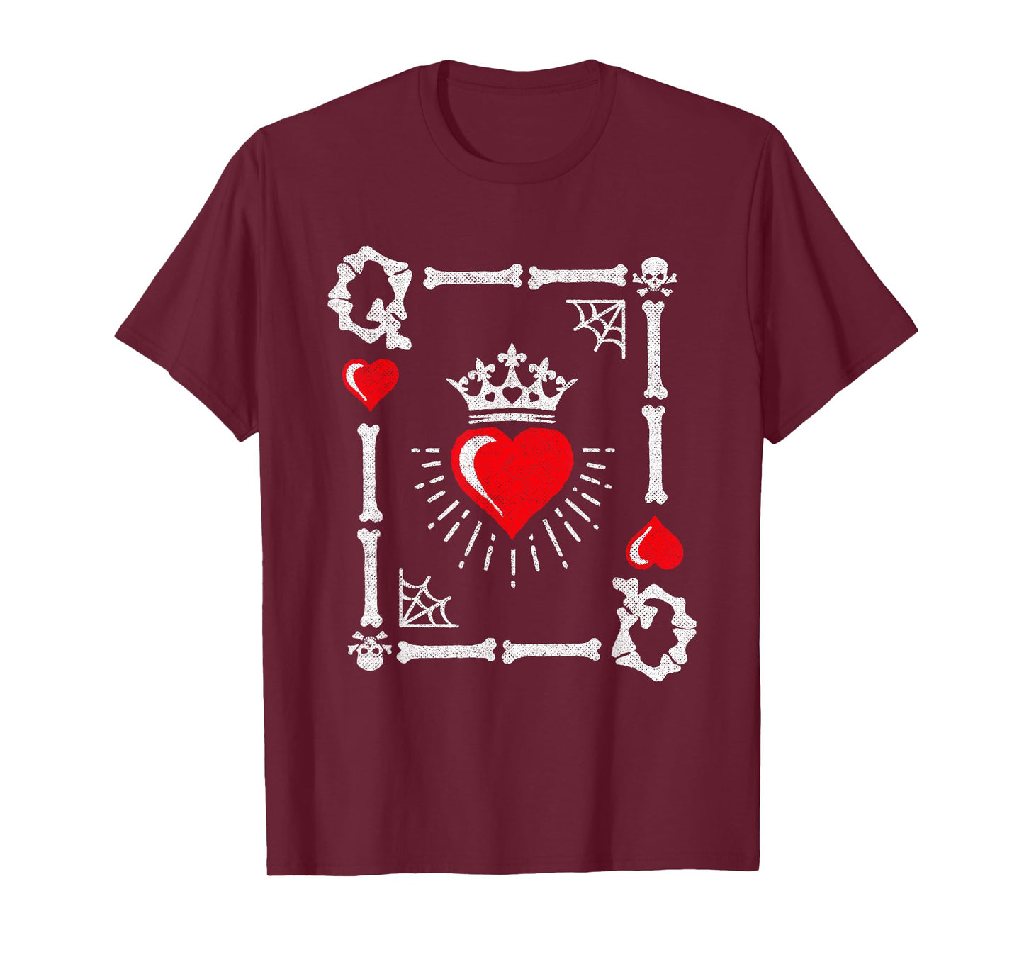 Queen of Hearts Card Costume - Halloween Queen of Hearts T-Shirt